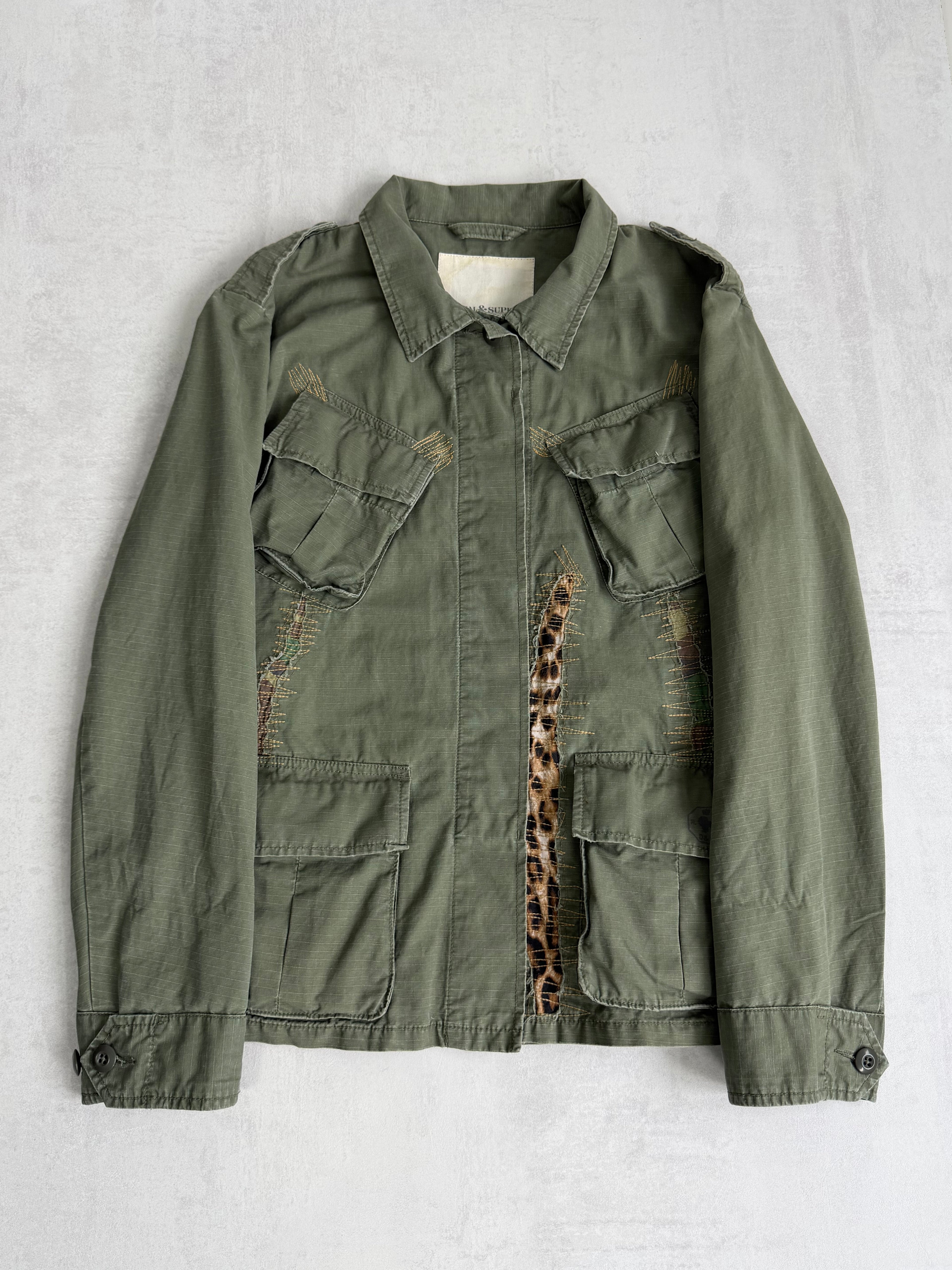 2010s REWORKED RALPH LAUREN DENIM & SUPPLY PARKA JACKET