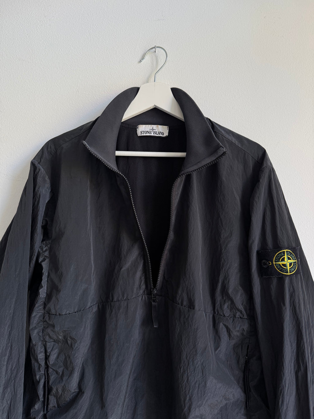 STONE ISLAND NYLON HALFZIP