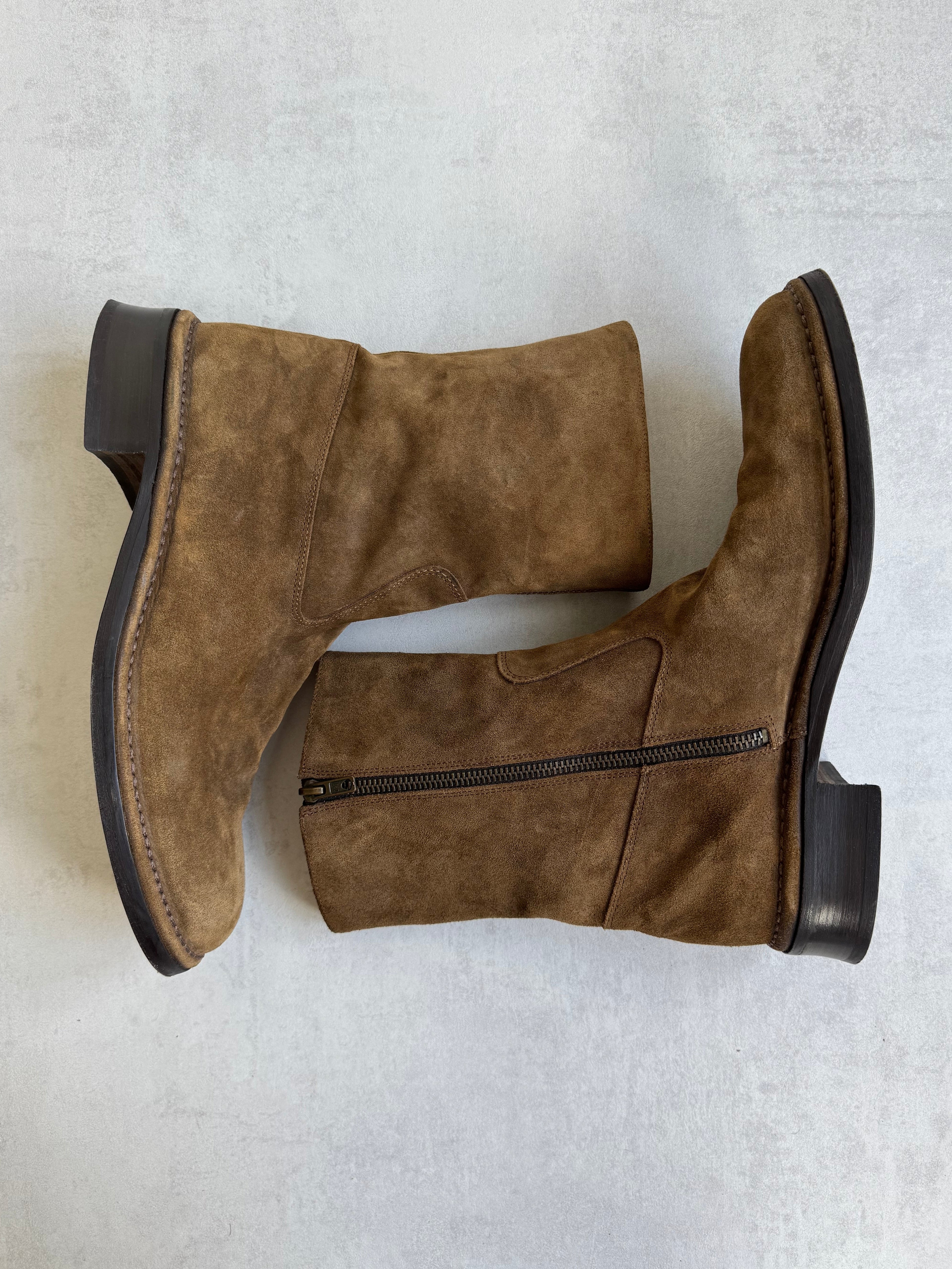 JOHN VARVATOS SUEDE BOOTS
