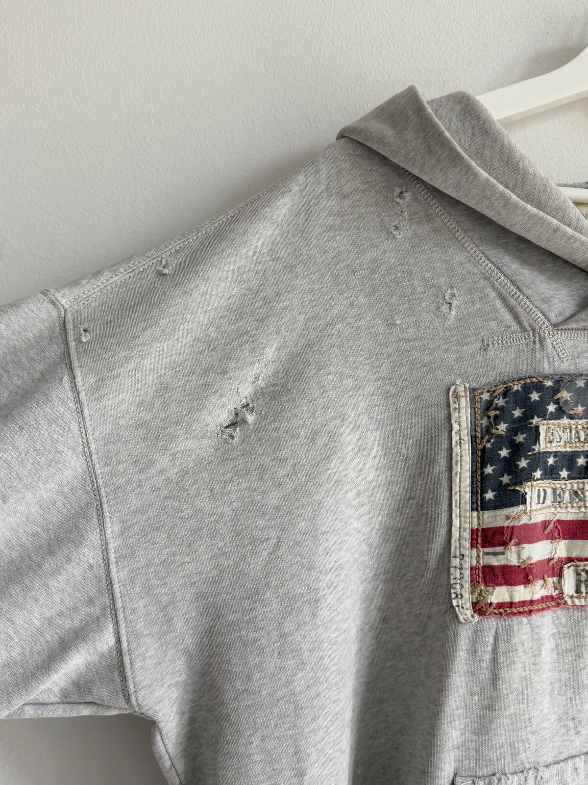 2010s RALPH LAUREN DENIM & SUPPLY USA FLAG HOODIE