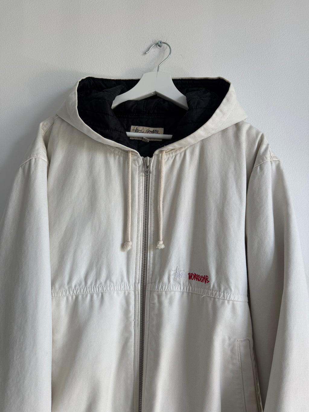 STUSSY UNLINED CANVAS WORK JACKET