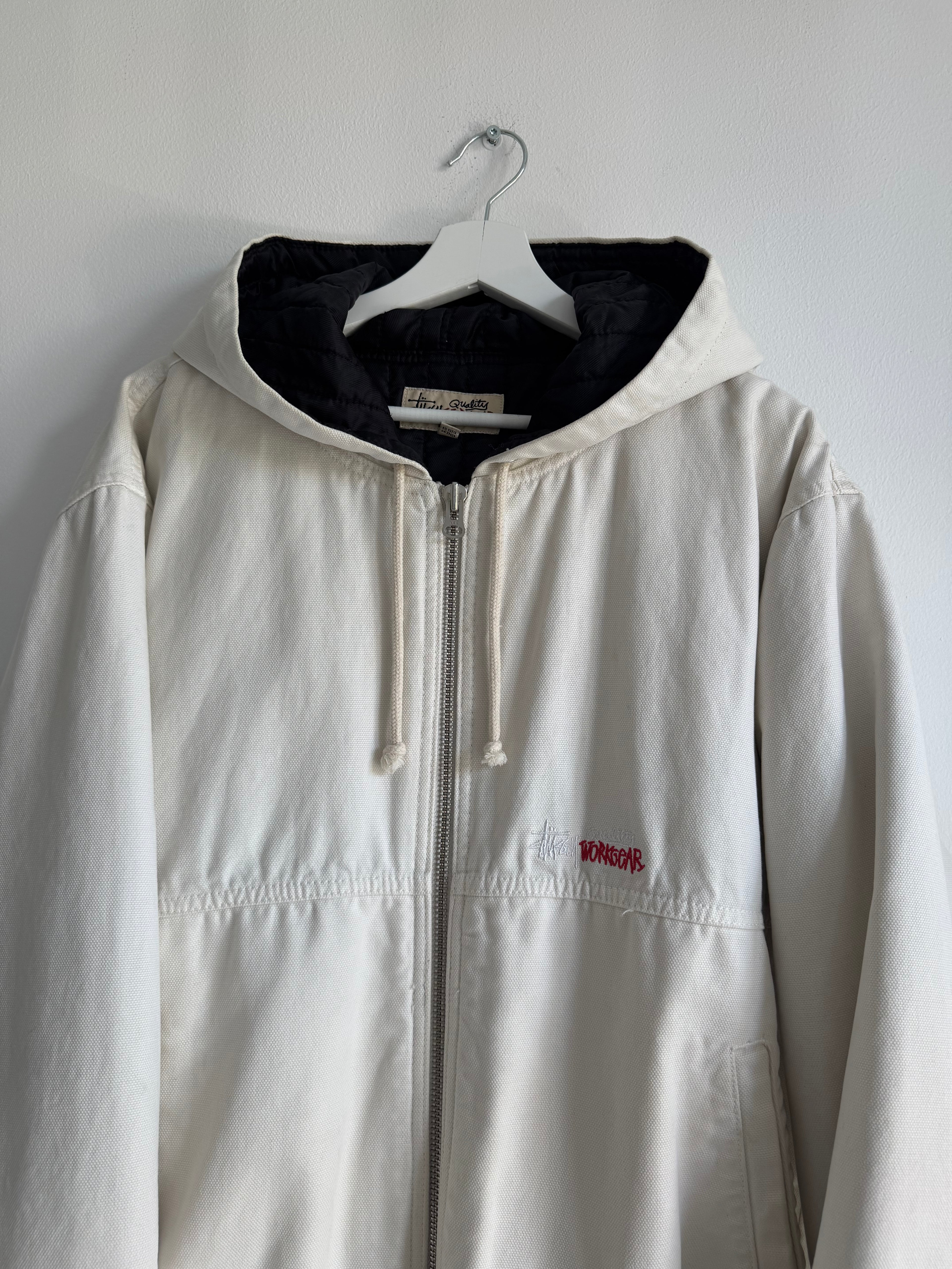 STUSSY UNLINED CANVAS WORK JACKET