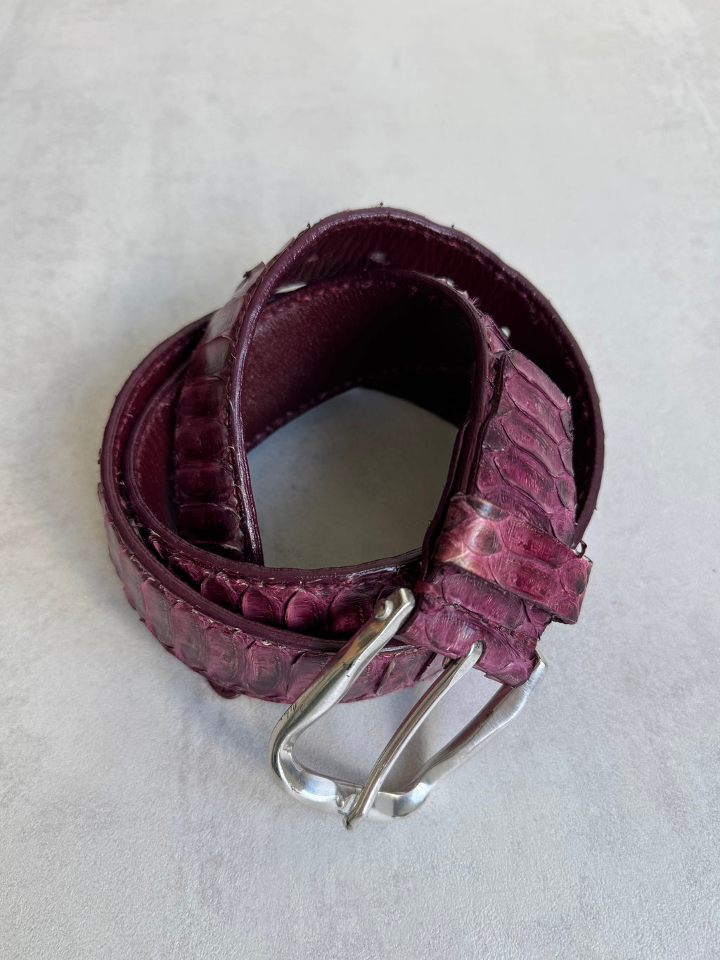 SNAKE SKIN BELT