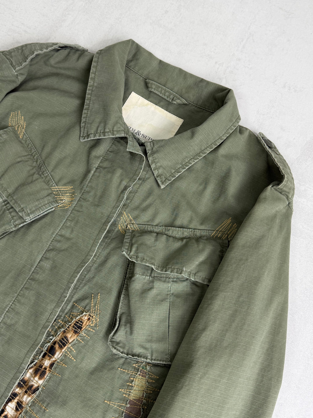 2010s REWORKED RALPH LAUREN DENIM & SUPPLY PARKA JACKET