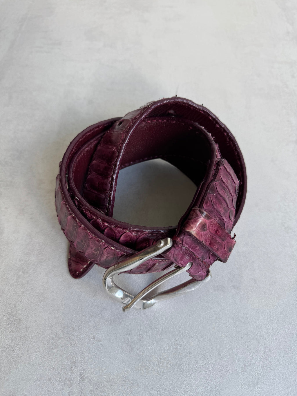 SNAKE SKIN BELT