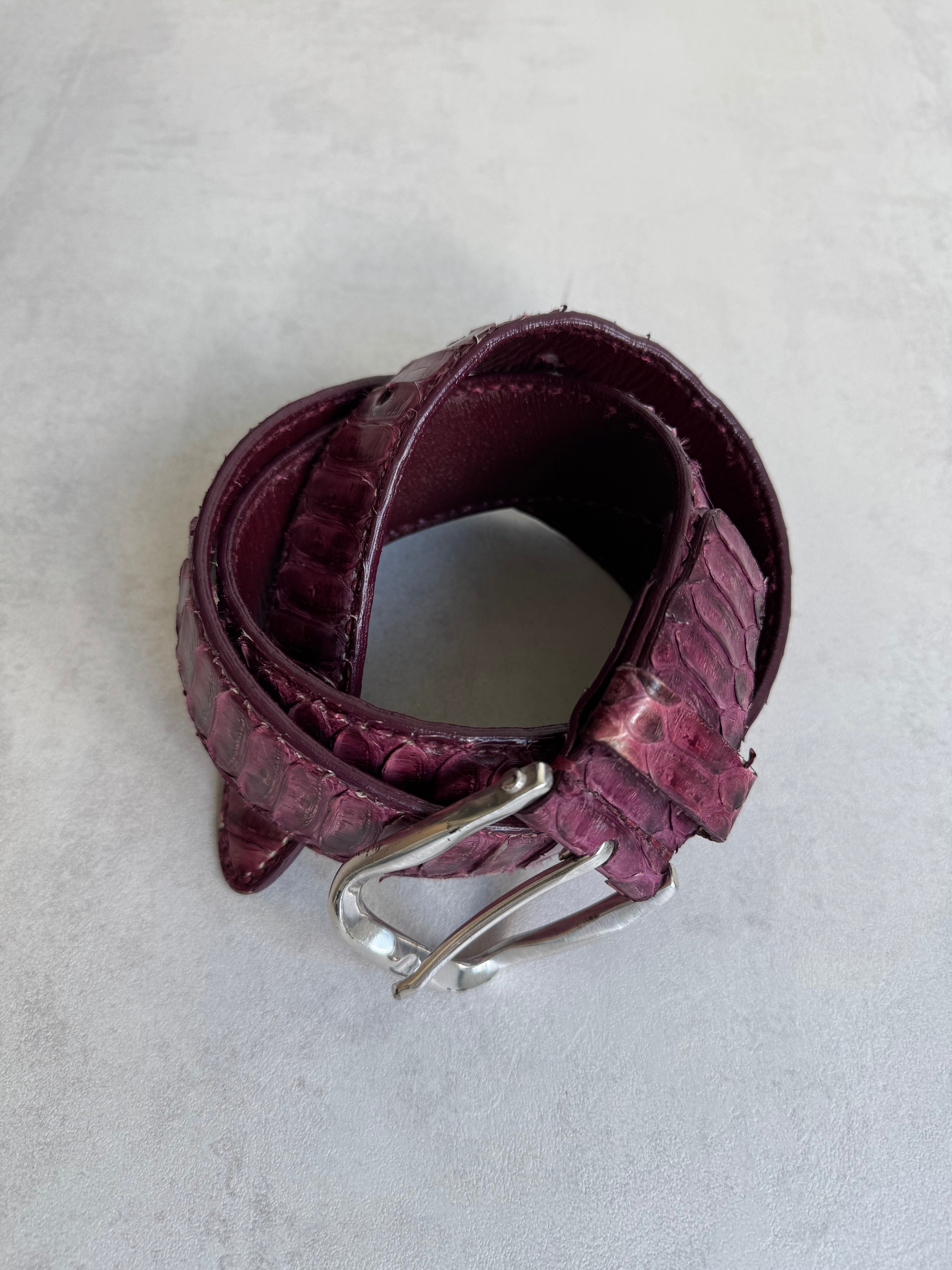SNAKE SKIN BELT