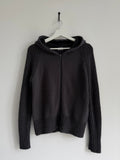 VINTAGE HYBRID KNIT WOOL ZIP HOODIE