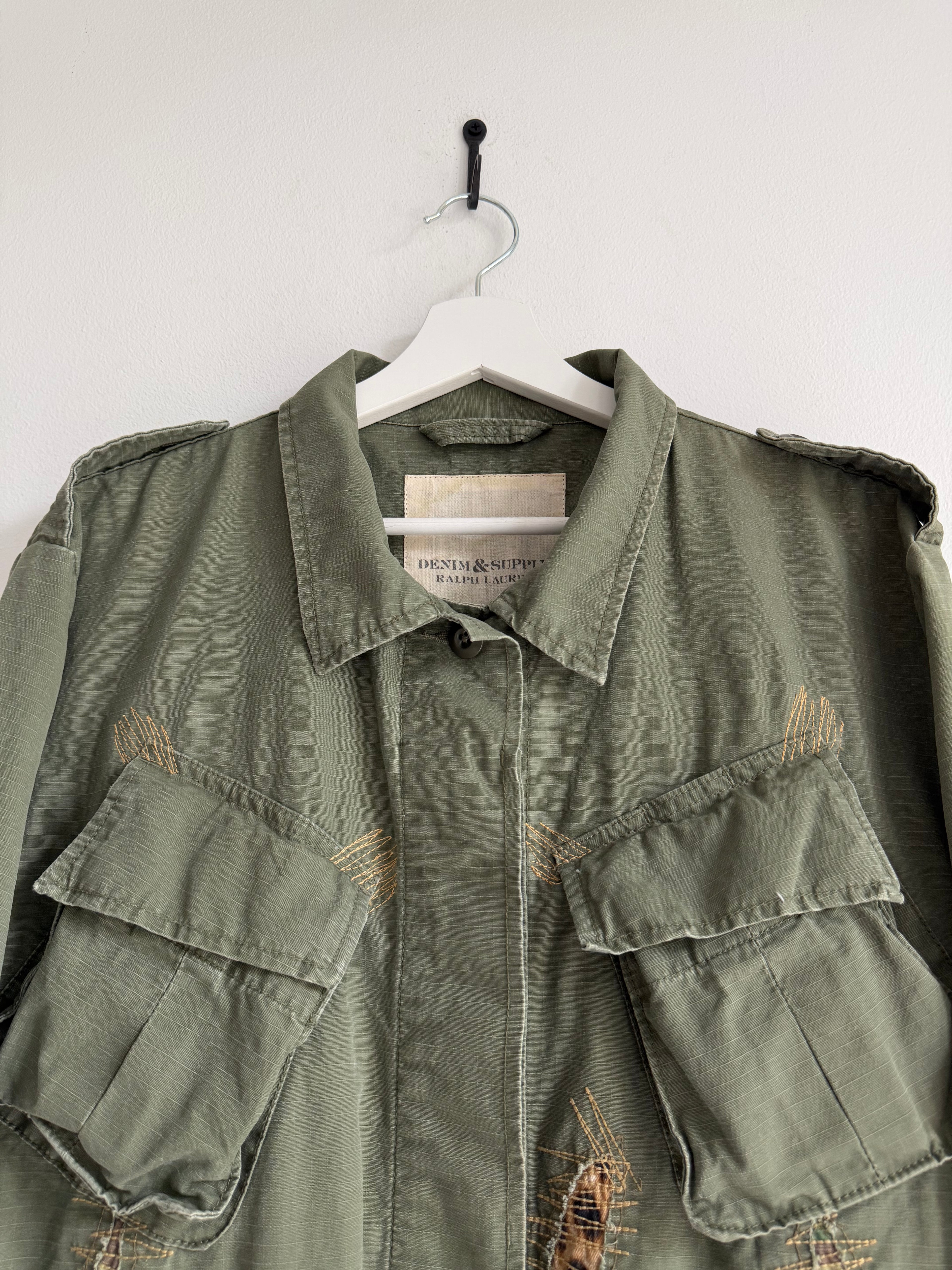 2010s REWORKED RALPH LAUREN DENIM & SUPPLY PARKA JACKET