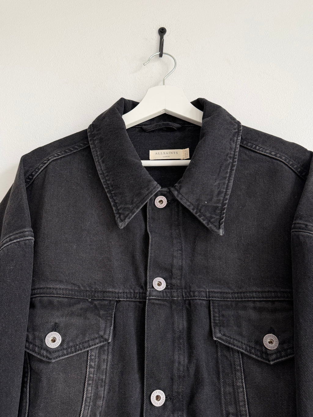 ALL SAINT WASHED DENIM JACKET