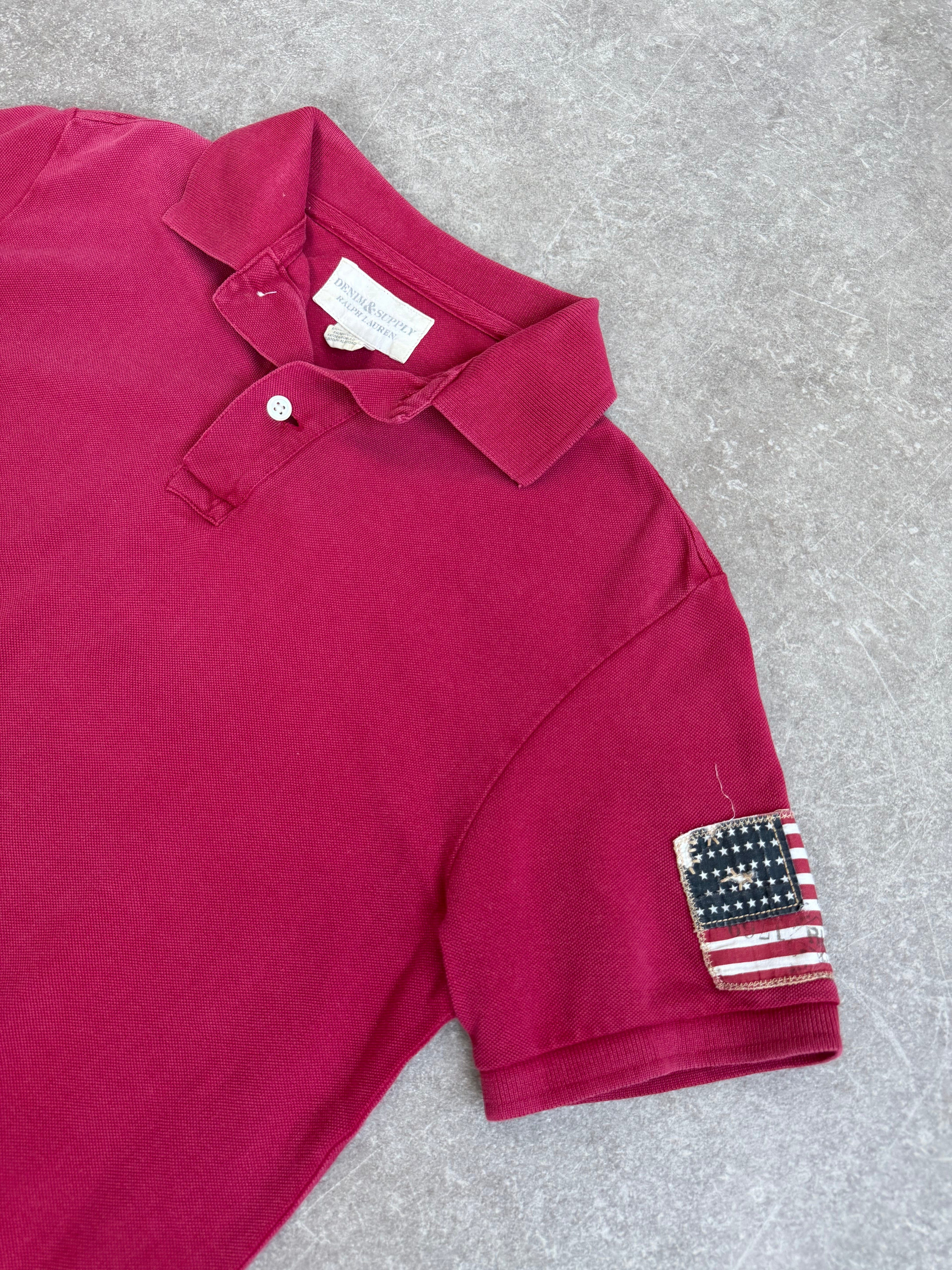 VINTAGE RL PATCH POLO SHIRT