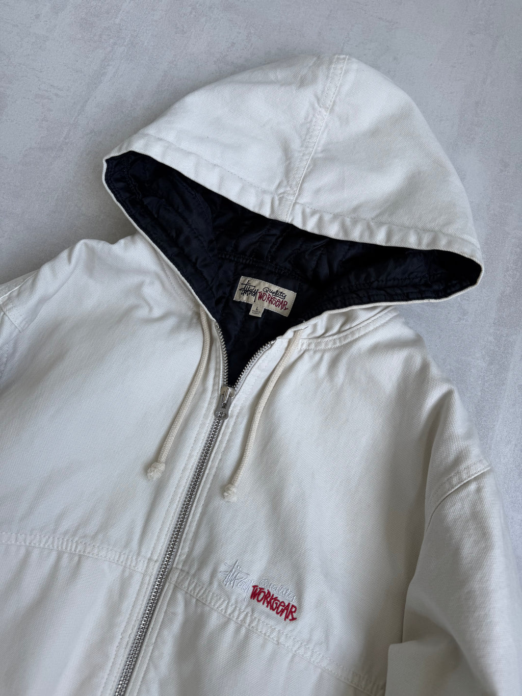 STUSSY UNLINED CANVAS WORK JACKET