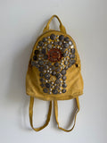 VINTAGE LEATHER STUDDED BACKPACK