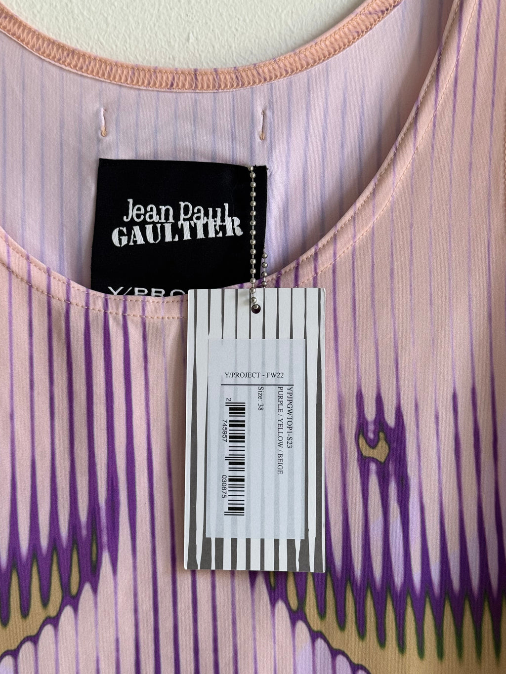 JEAN PAUL GAULTIER X Y PROJECT TANK TOP