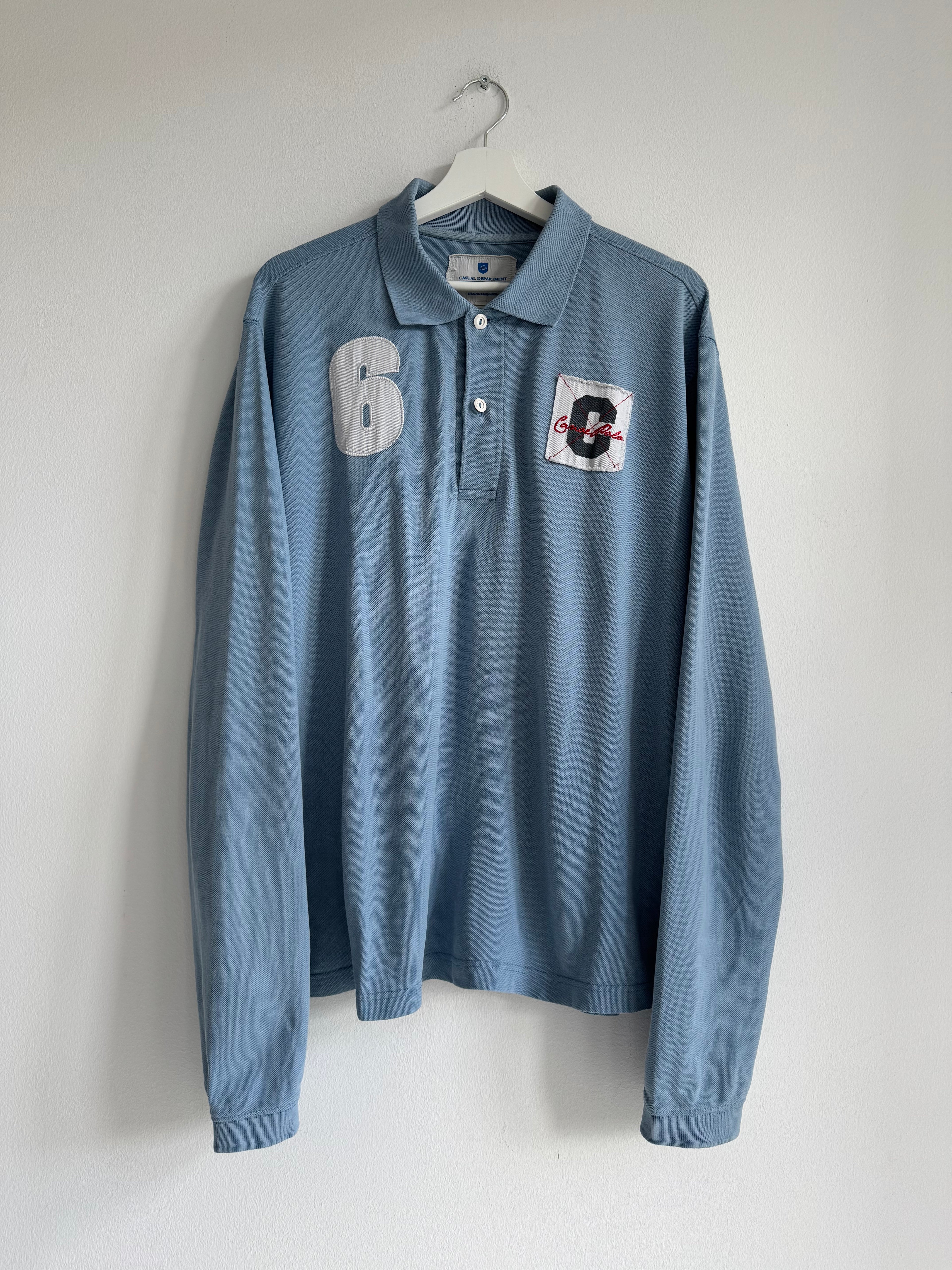 VINTAGE EMBROIDERED POLO LONGSLEEVE
