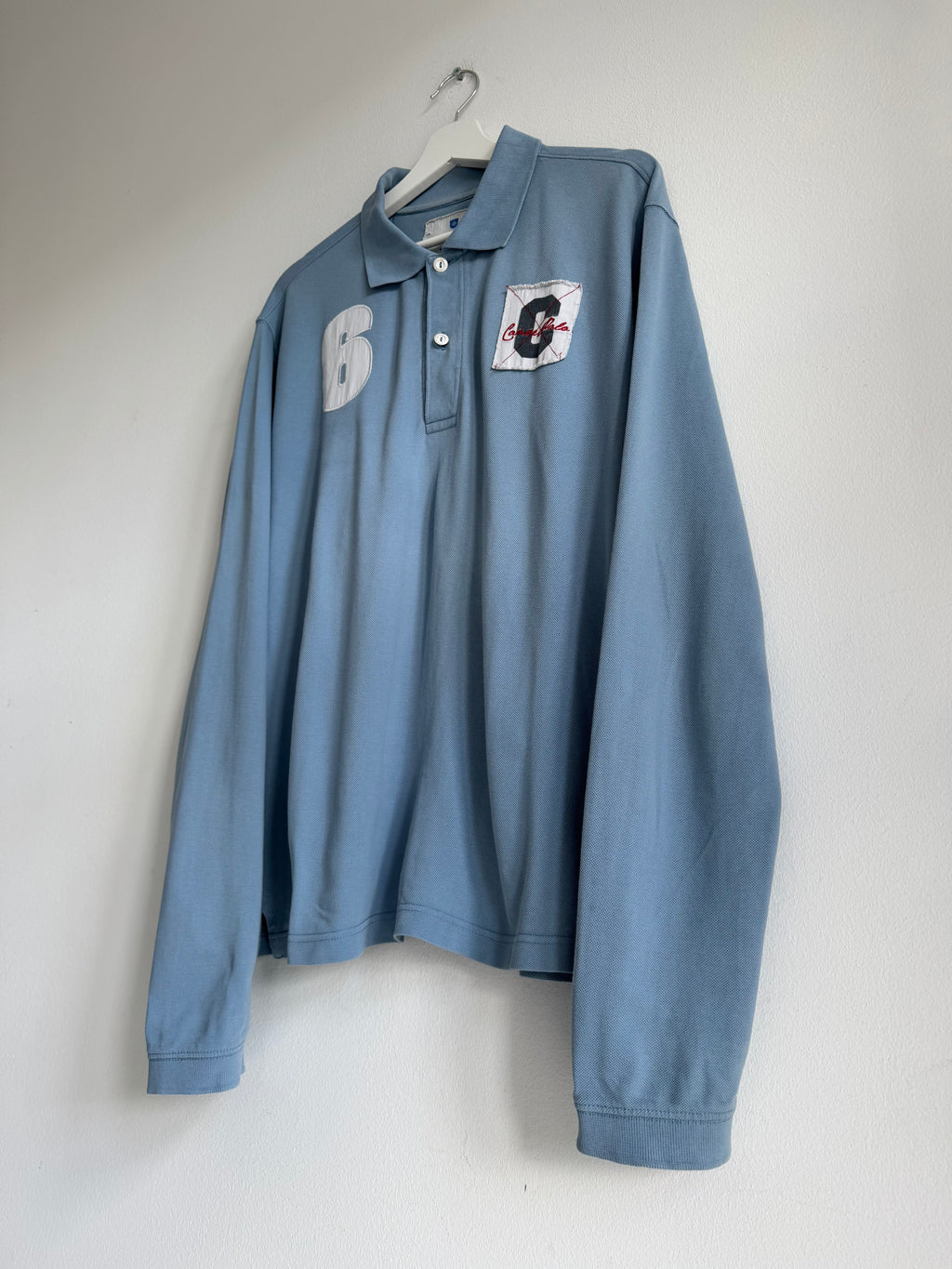 VINTAGE EMBROIDERED POLO LONGSLEEVE