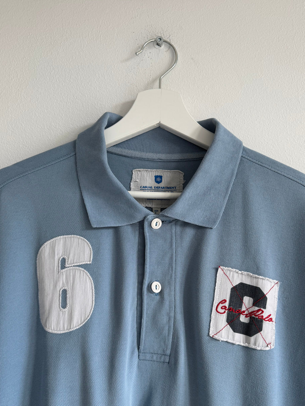 VINTAGE EMBROIDERED POLO LONGSLEEVE