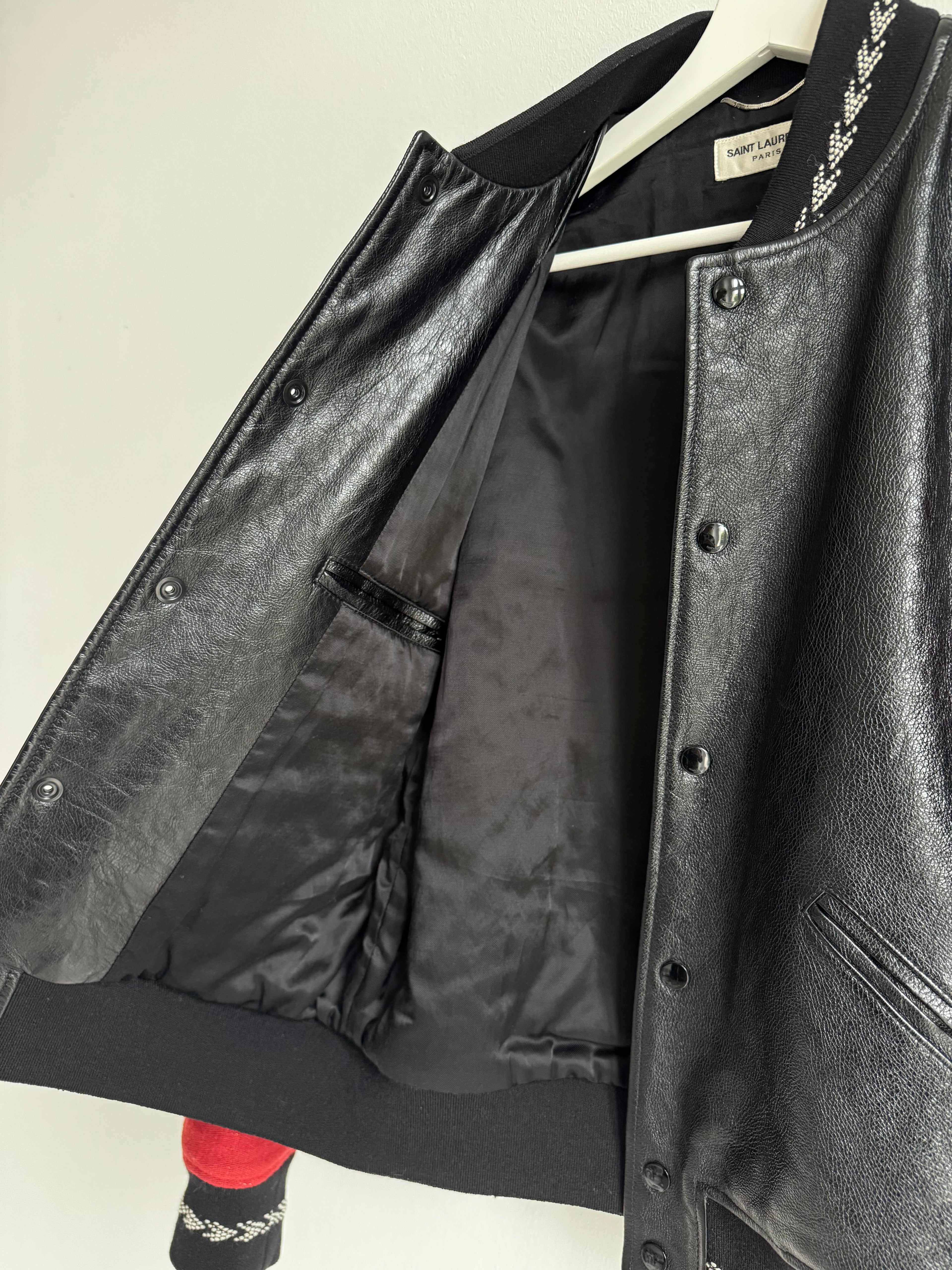 SAINT LAURENT IKARUS TEDDY JACKET