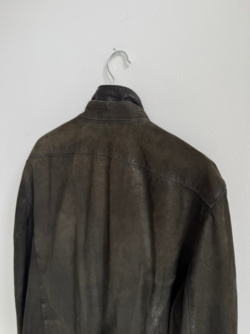 JOHN VARVATOS DOUBLE LAYERED SUEDE JACKET