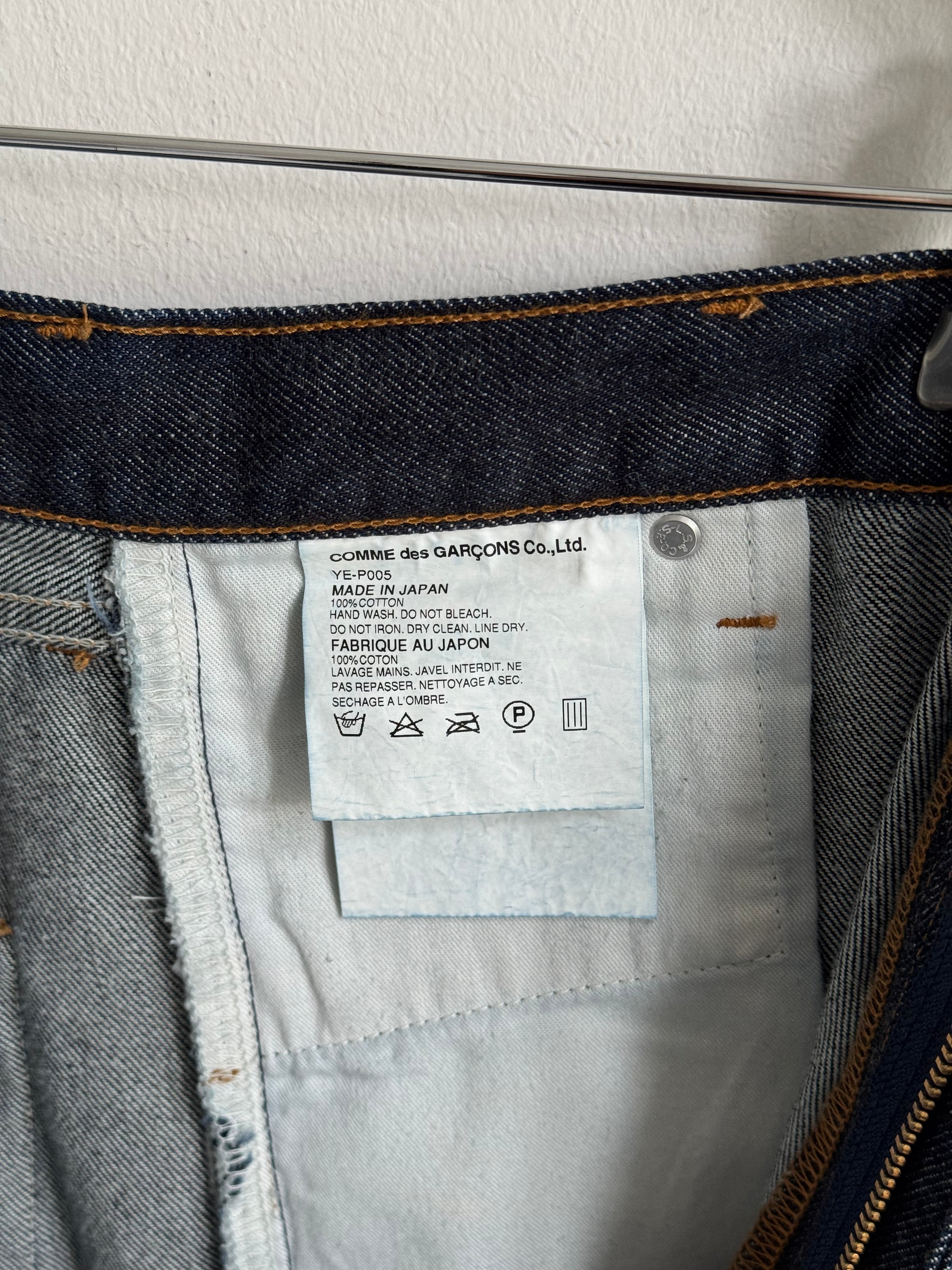 JUNYA WATANABE COMME DES GARCONS X LEVIS SELVEDGE DENIM