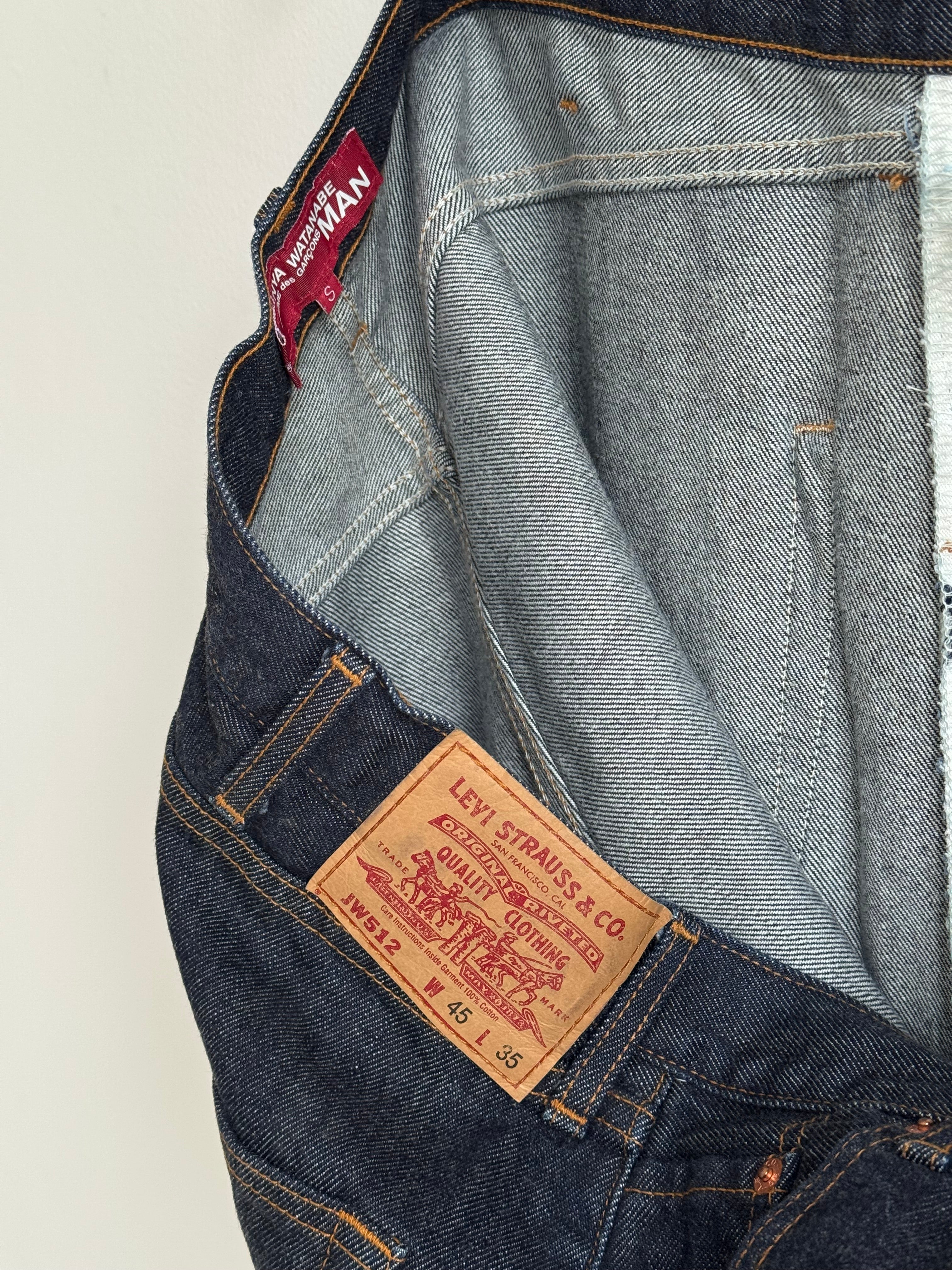 JUNYA WATANABE COMME DES GARCONS X LEVIS SELVEDGE DENIM