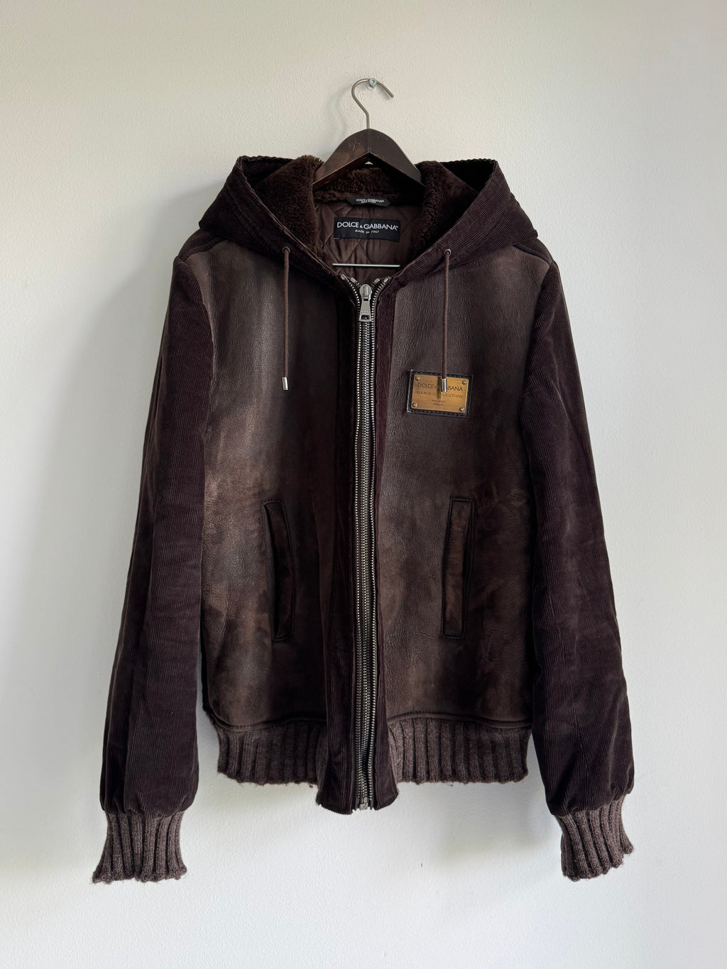 DOLCE GABBANA "DOUBLE ZIP HYBRID" JACKET