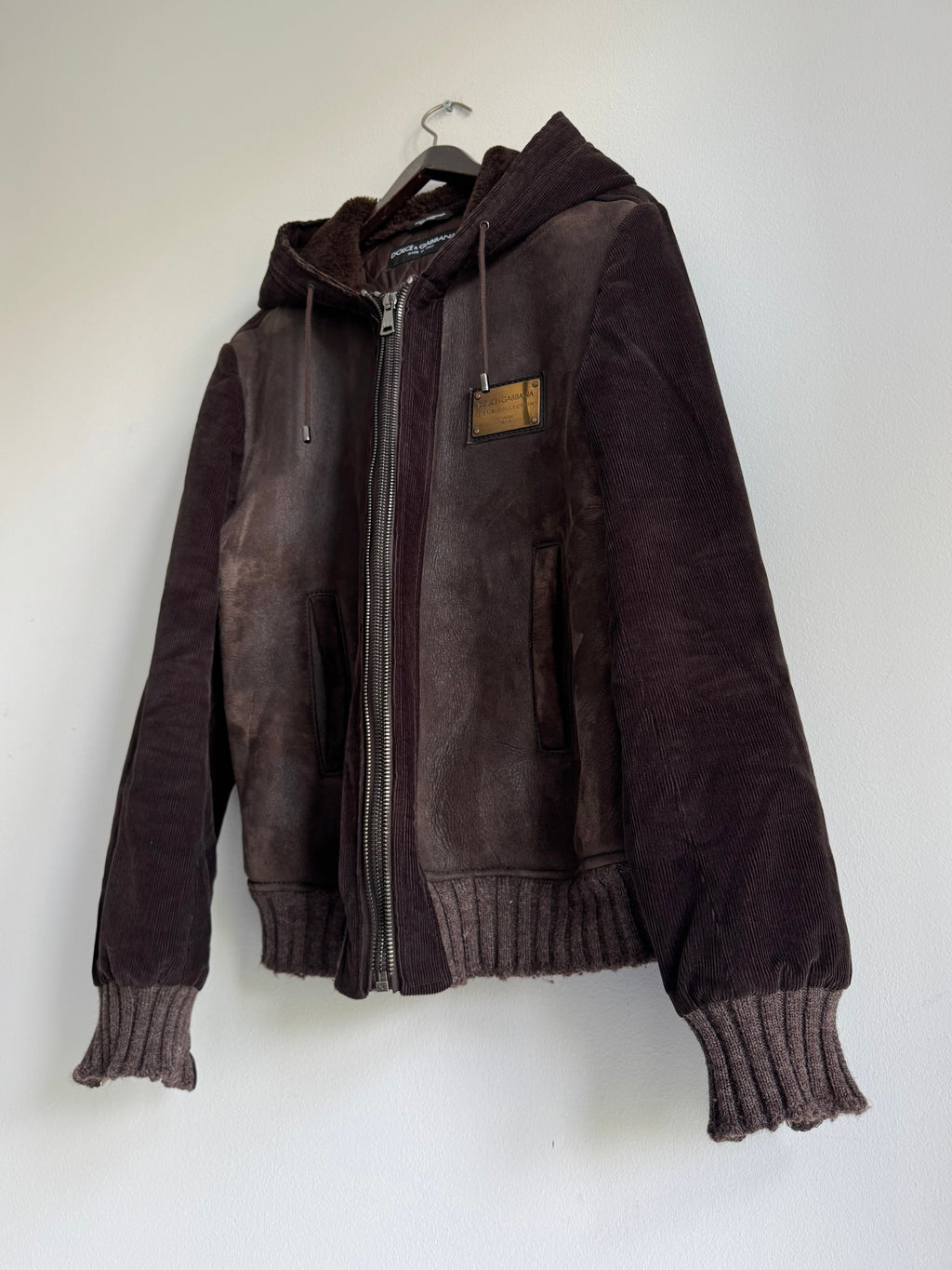 DOLCE GABBANA "DOUBLE ZIP HYBRID" JACKET