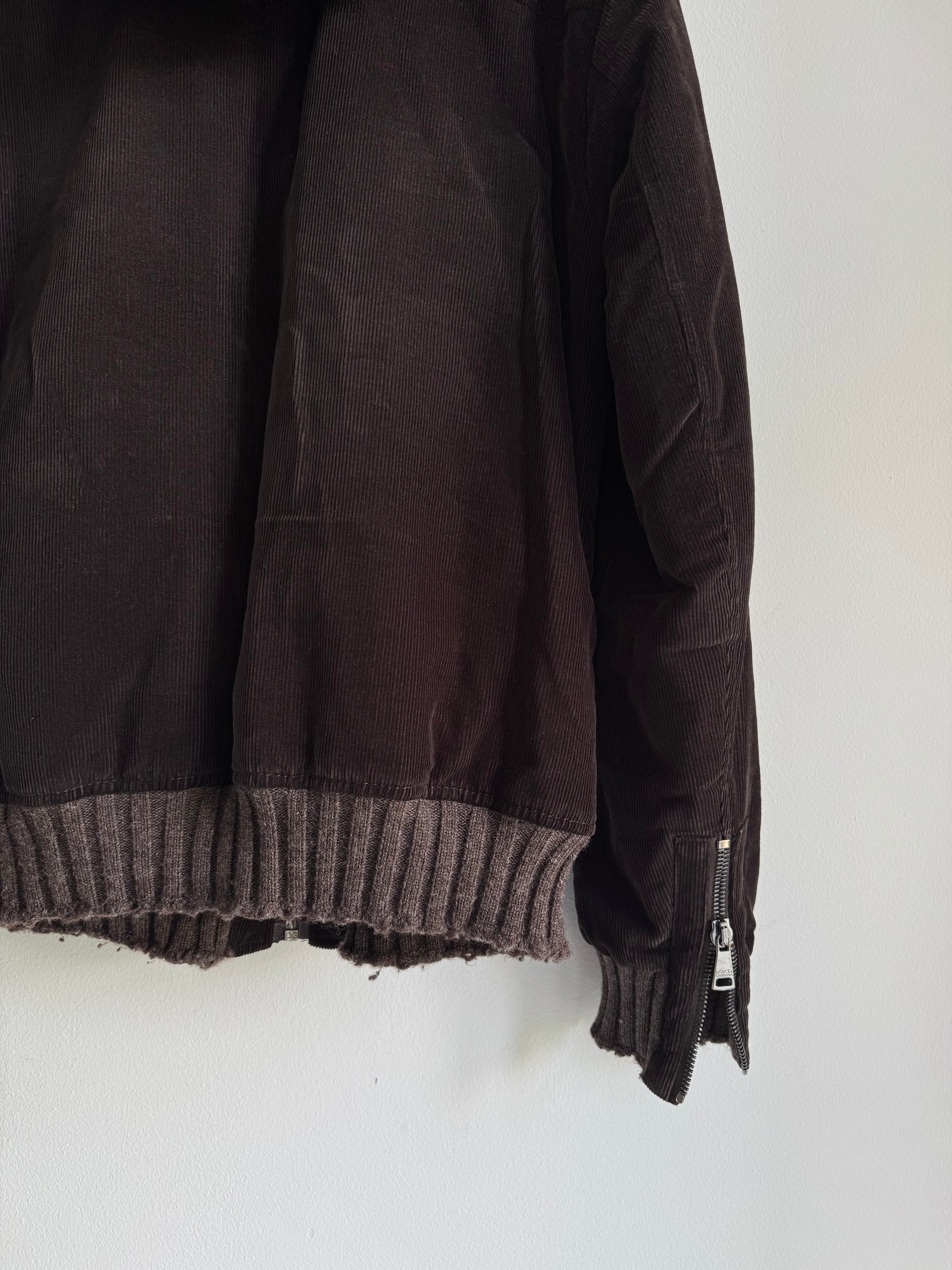 DOLCE GABBANA "DOUBLE ZIP HYBRID" JACKET