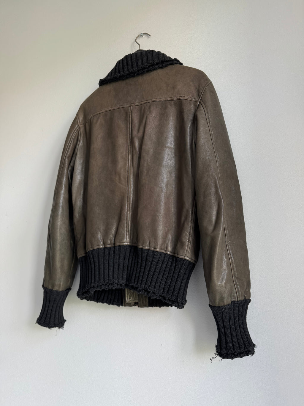 DOLCE & GABBANA "MULTI-POCKET" LEATHER BOMBER
