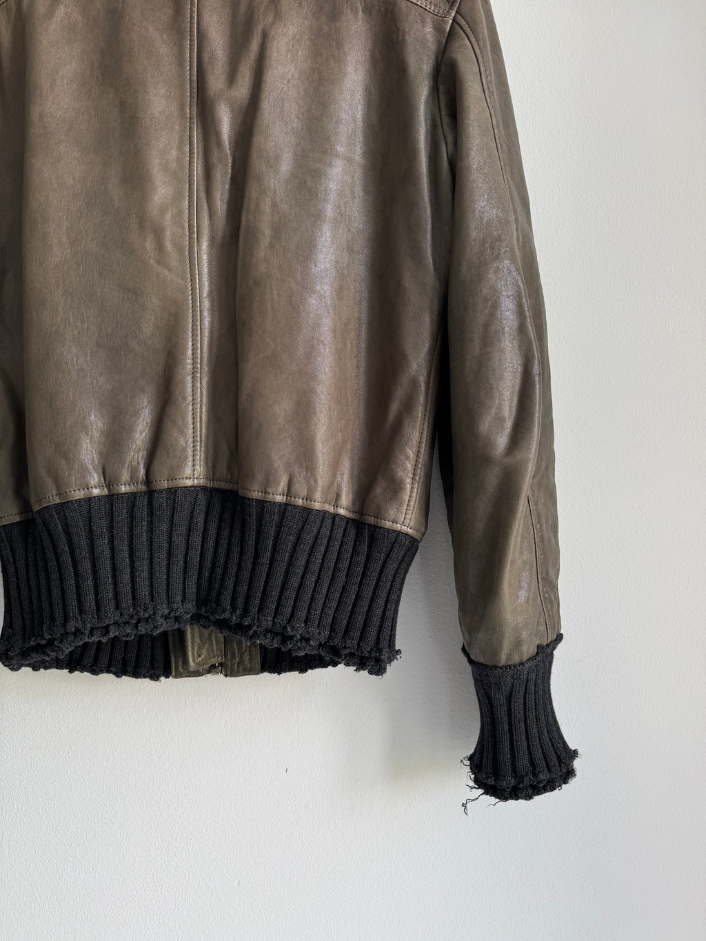 DOLCE & GABBANA "MULTI-POCKET" LEATHER BOMBER