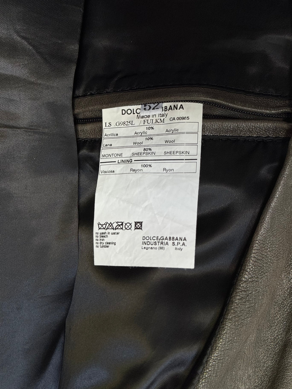 DOLCE & GABBANA "MULTI-POCKET" LEATHER BOMBER
