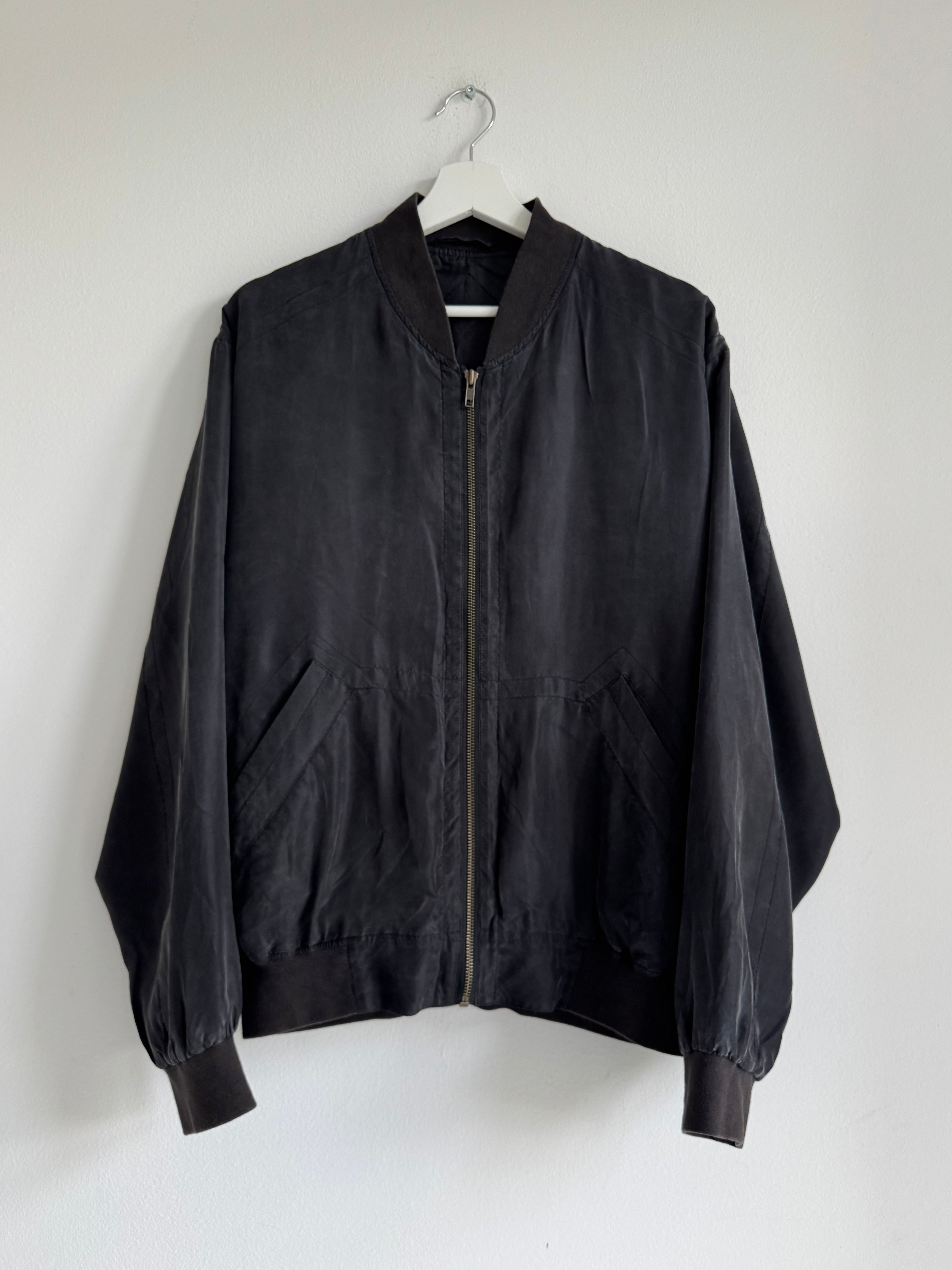 VINTAGE SILK BOMBER JACKET