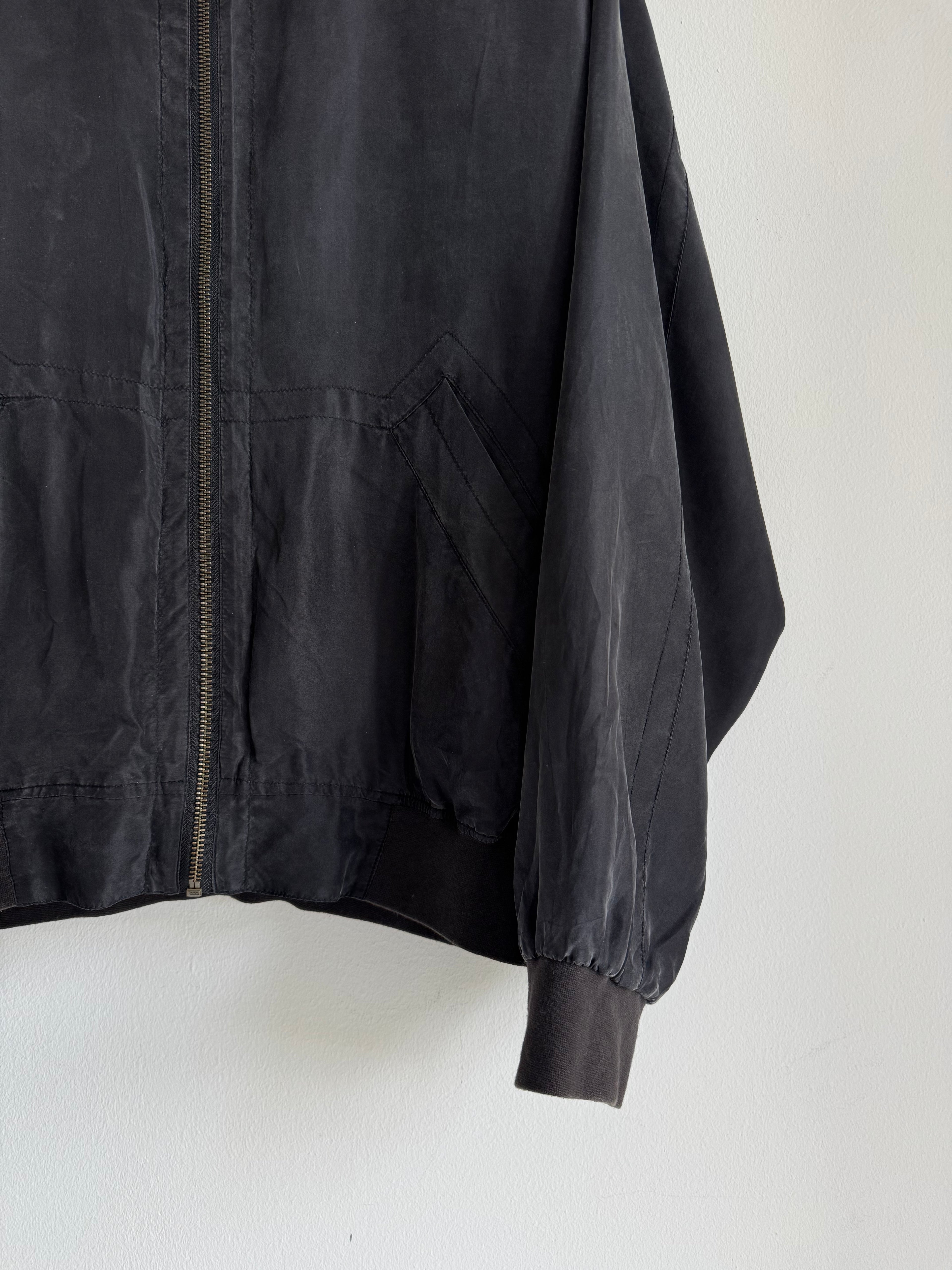 VINTAGE SILK BOMBER JACKET