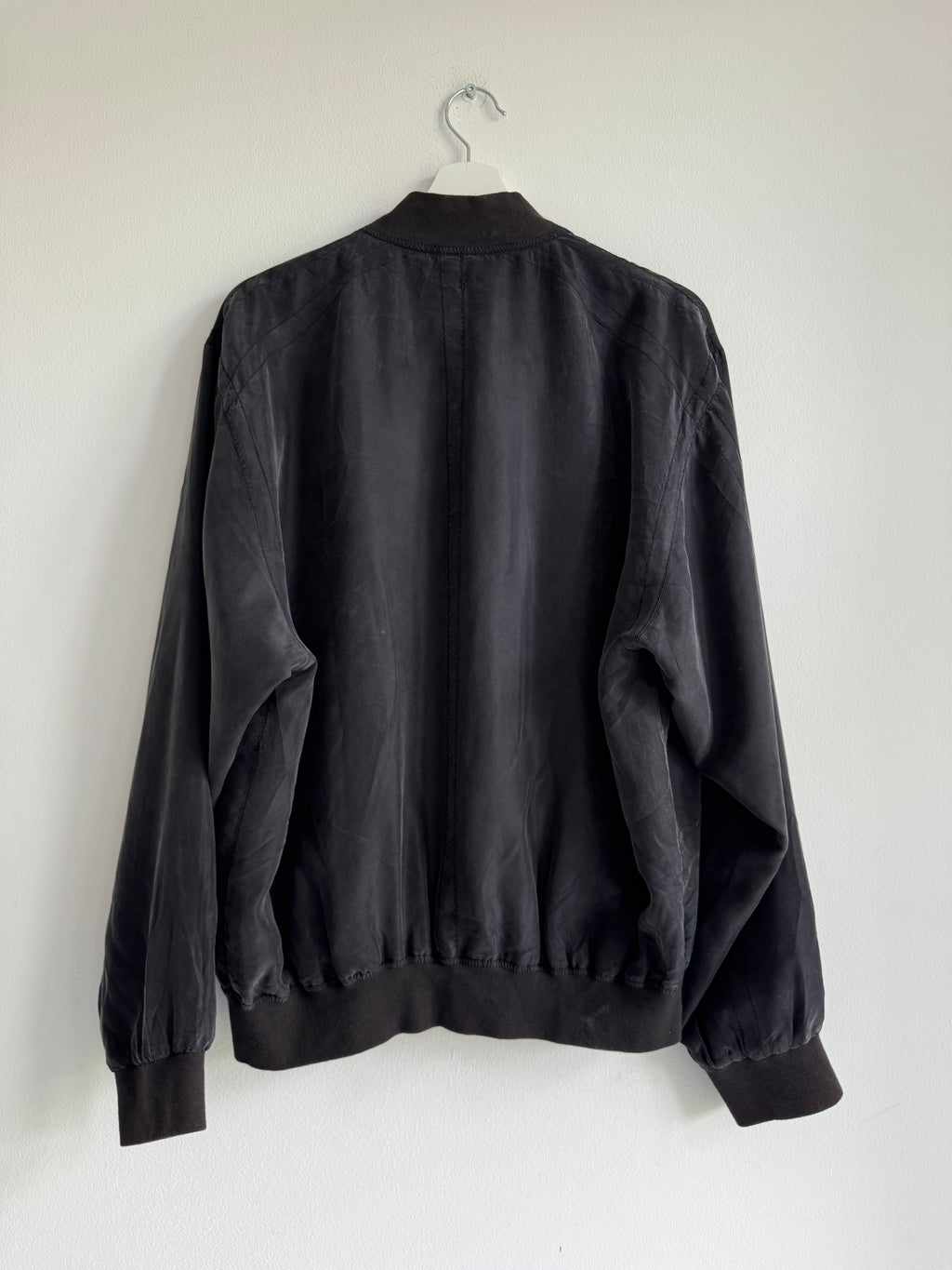 VINTAGE SILK BOMBER JACKET