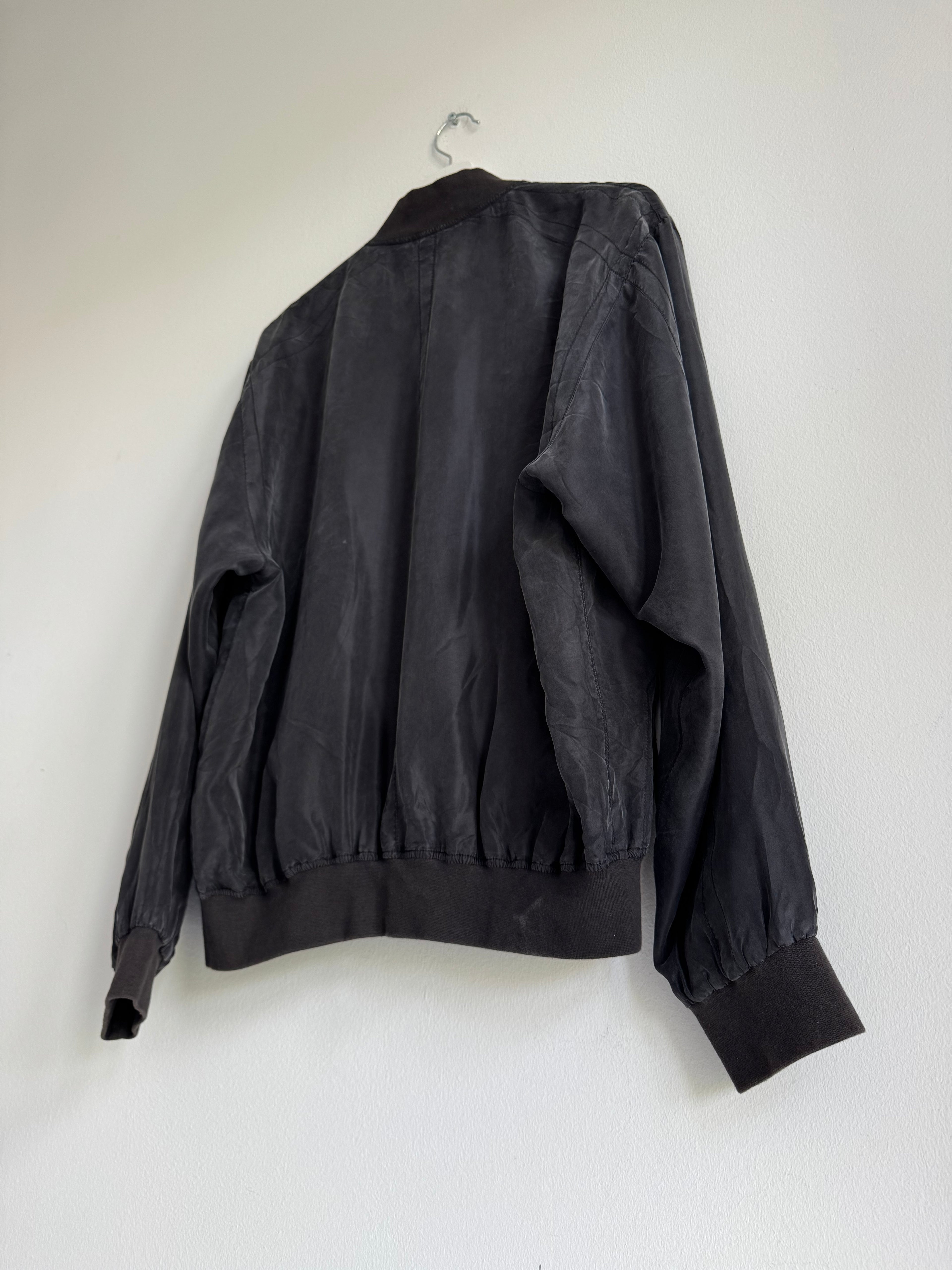 VINTAGE SILK BOMBER JACKET