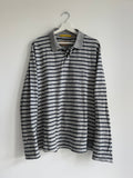 VINTAGE CAMEL STRIPED POLO LONGSLEEVE