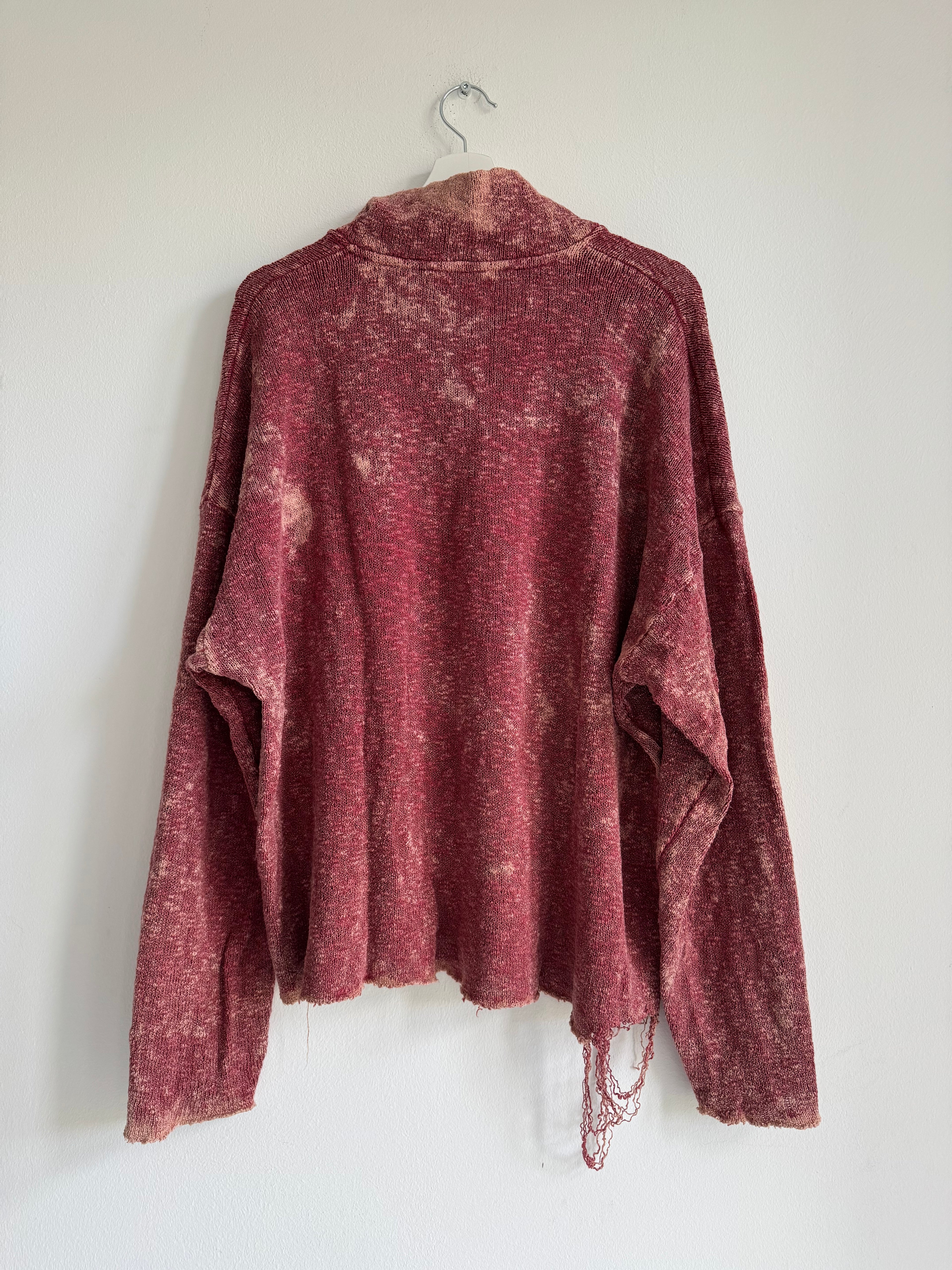 VINTAGE DISTRESSED POLO LONGSLEEVE