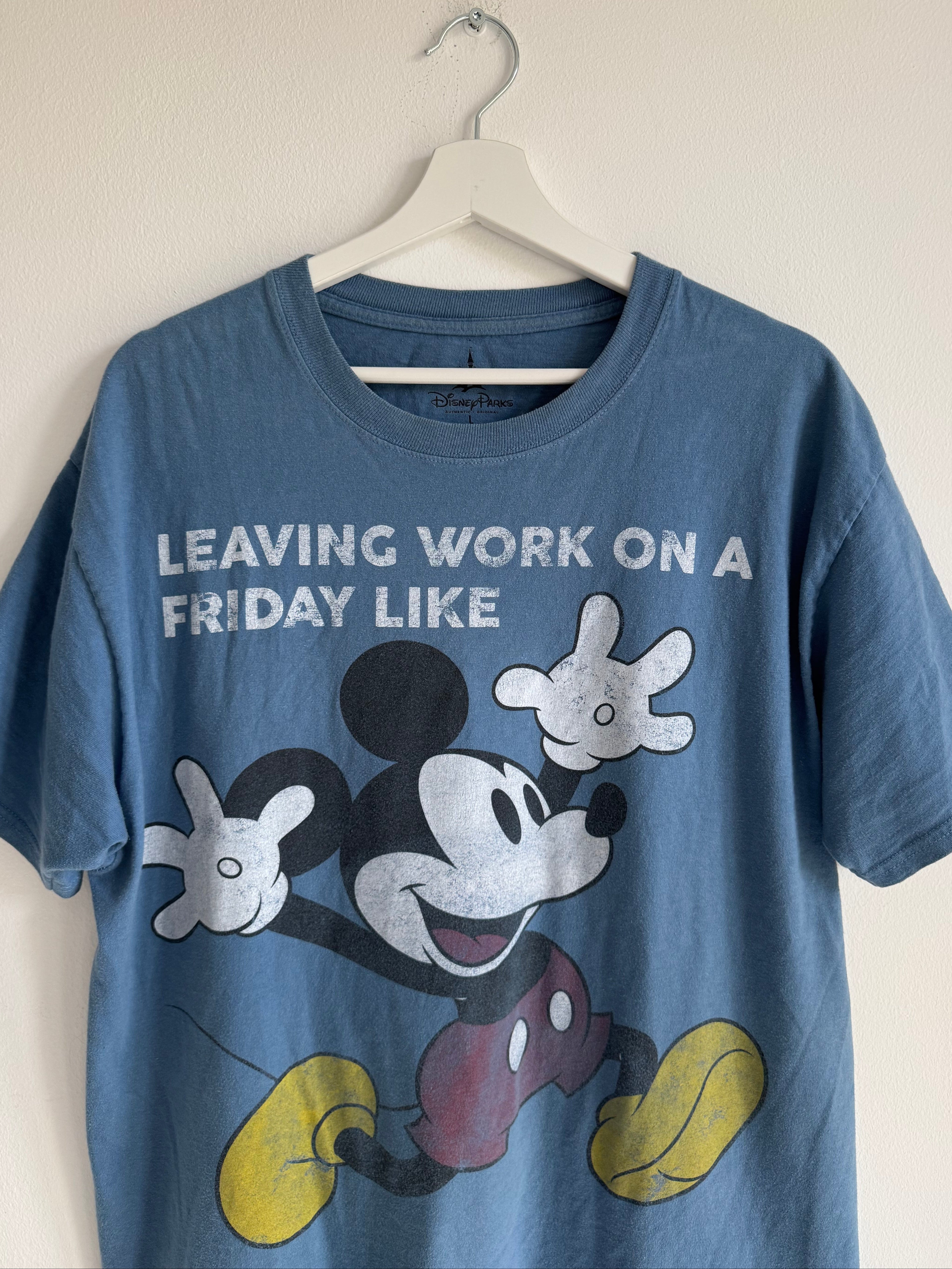 VINTAGE DISNEY "WORK" TEE