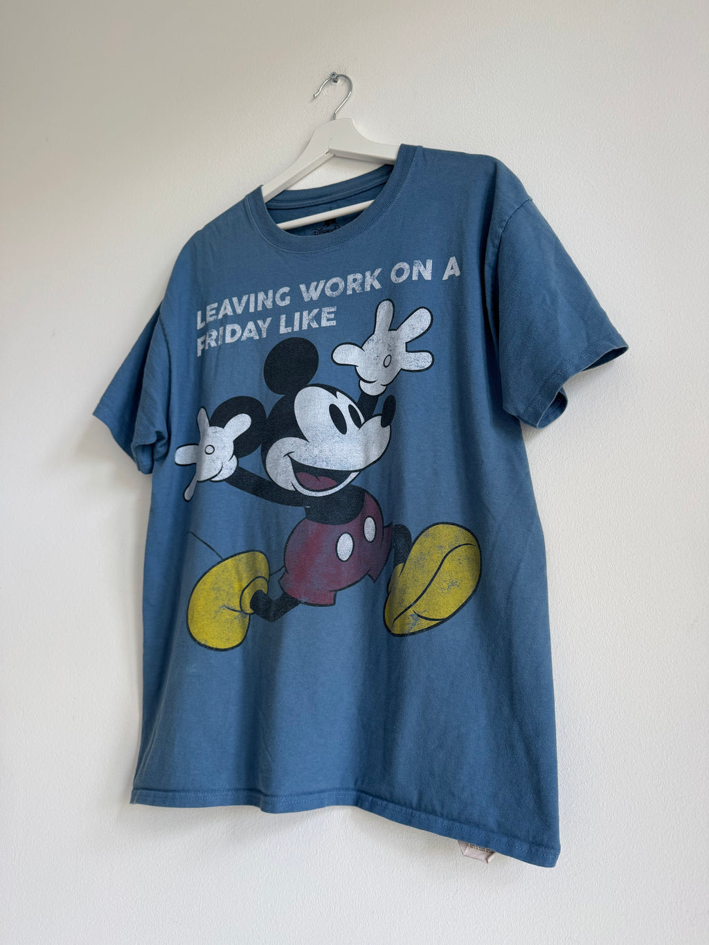 VINTAGE DISNEY "WORK" TEE