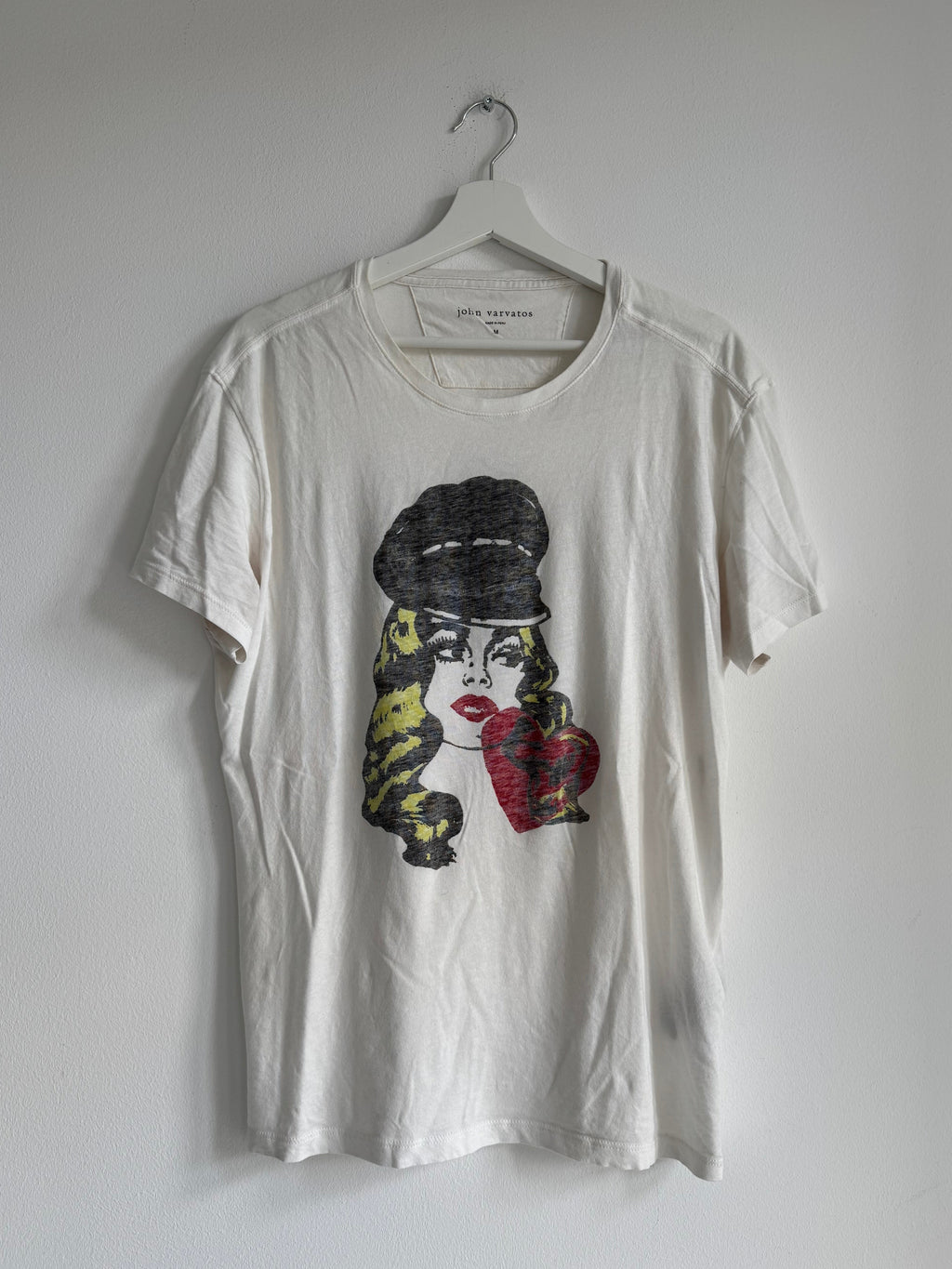 JOHN VARVATOS "PIN-UP" GRAPHIC TEE