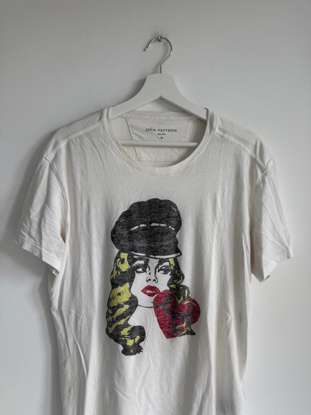 JOHN VARVATOS "PIN-UP" GRAPHIC TEE