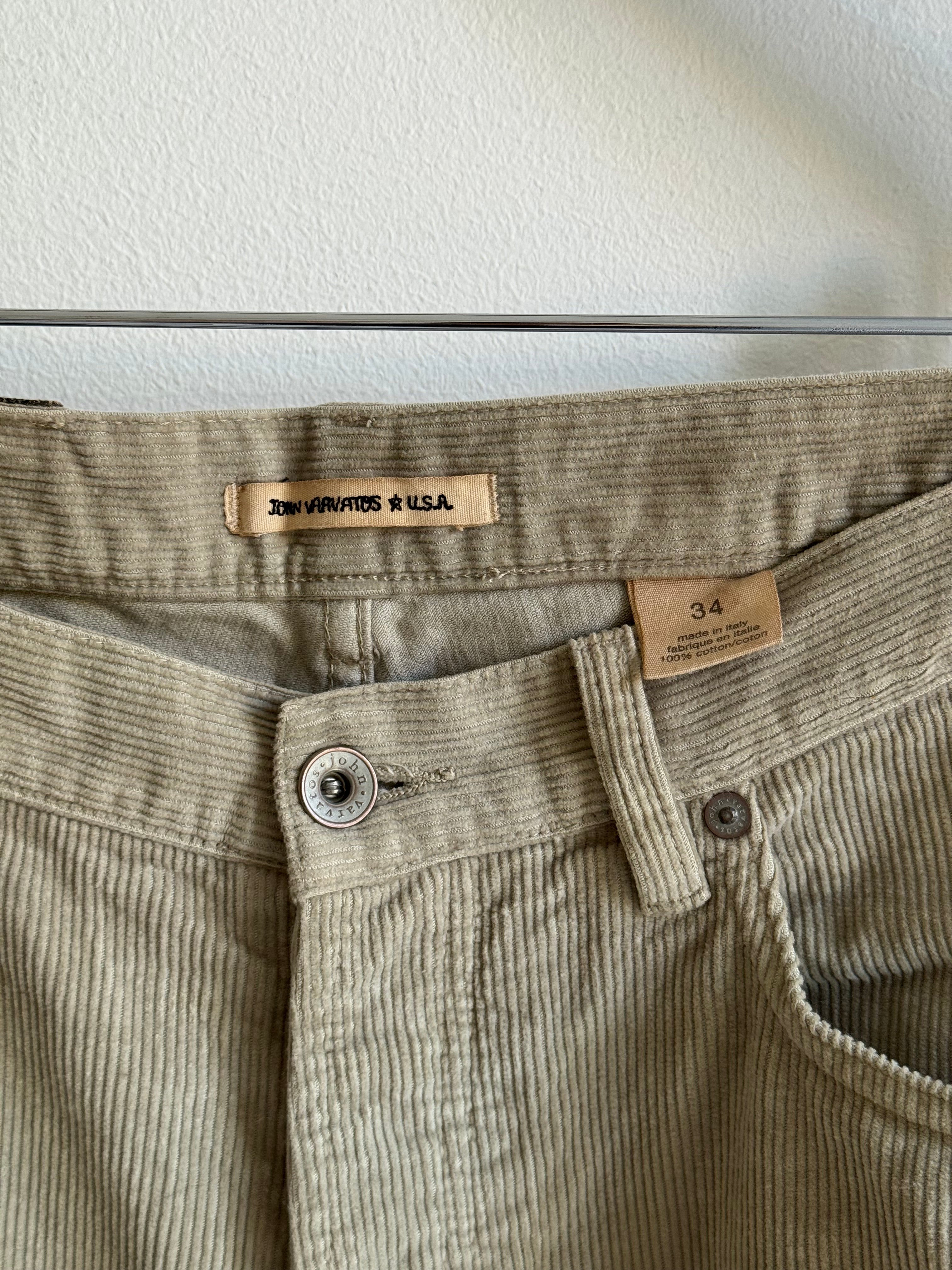 JOHN VARVATOS CORDUROY BOOTCUT PANTS
