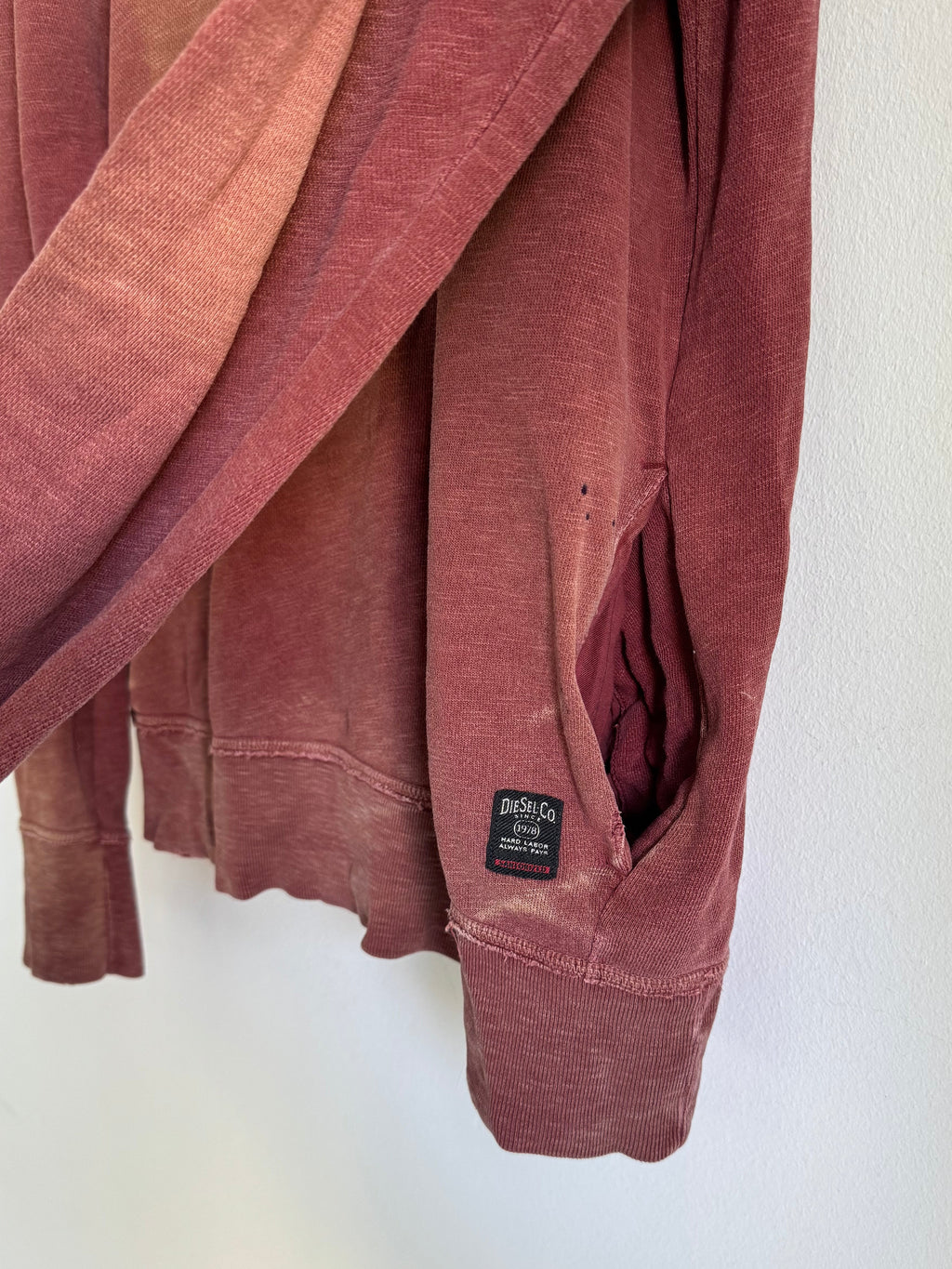 VINTAGE BUTTON COLLAR HOODIE