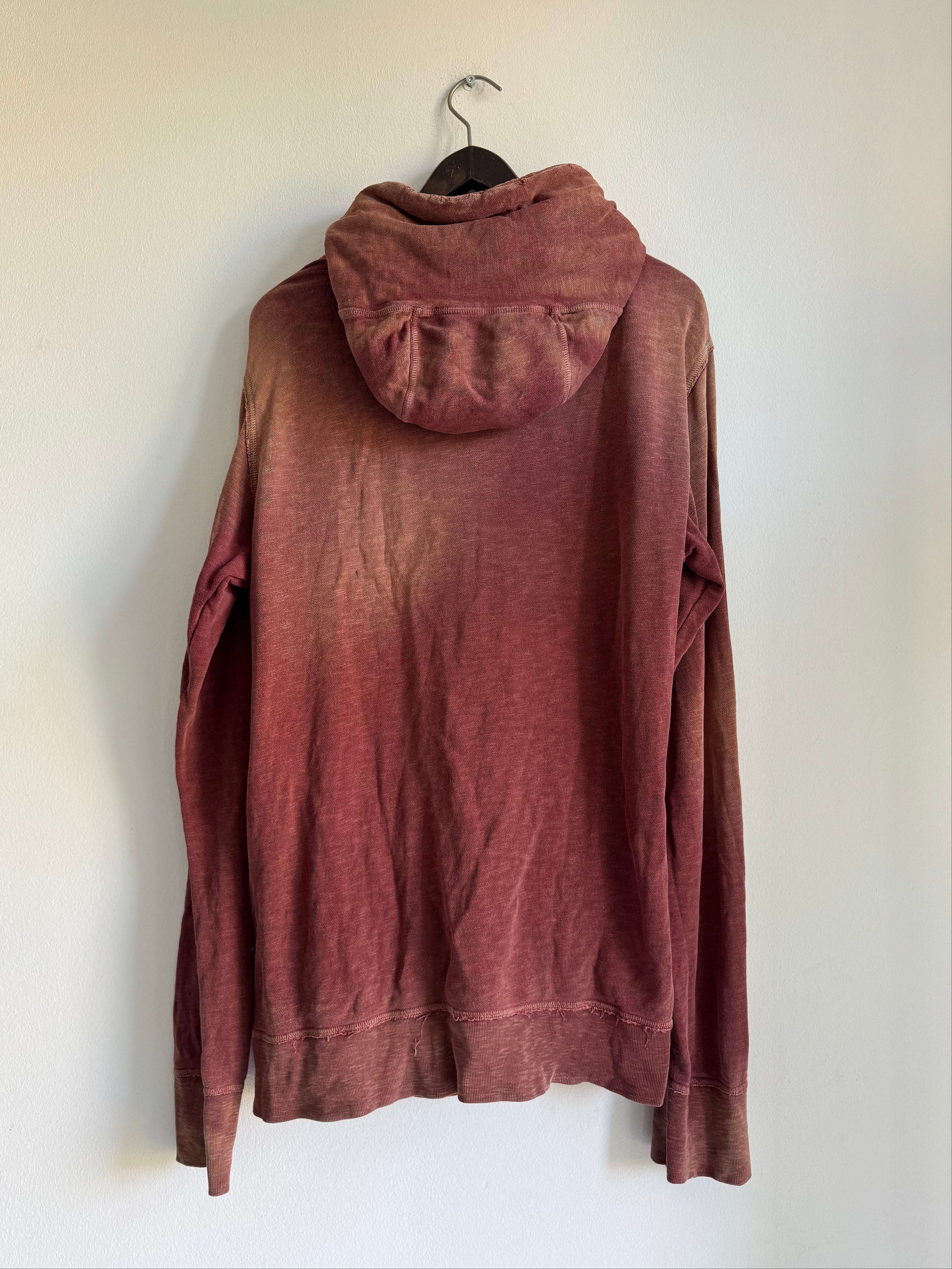 VINTAGE BUTTON COLLAR HOODIE