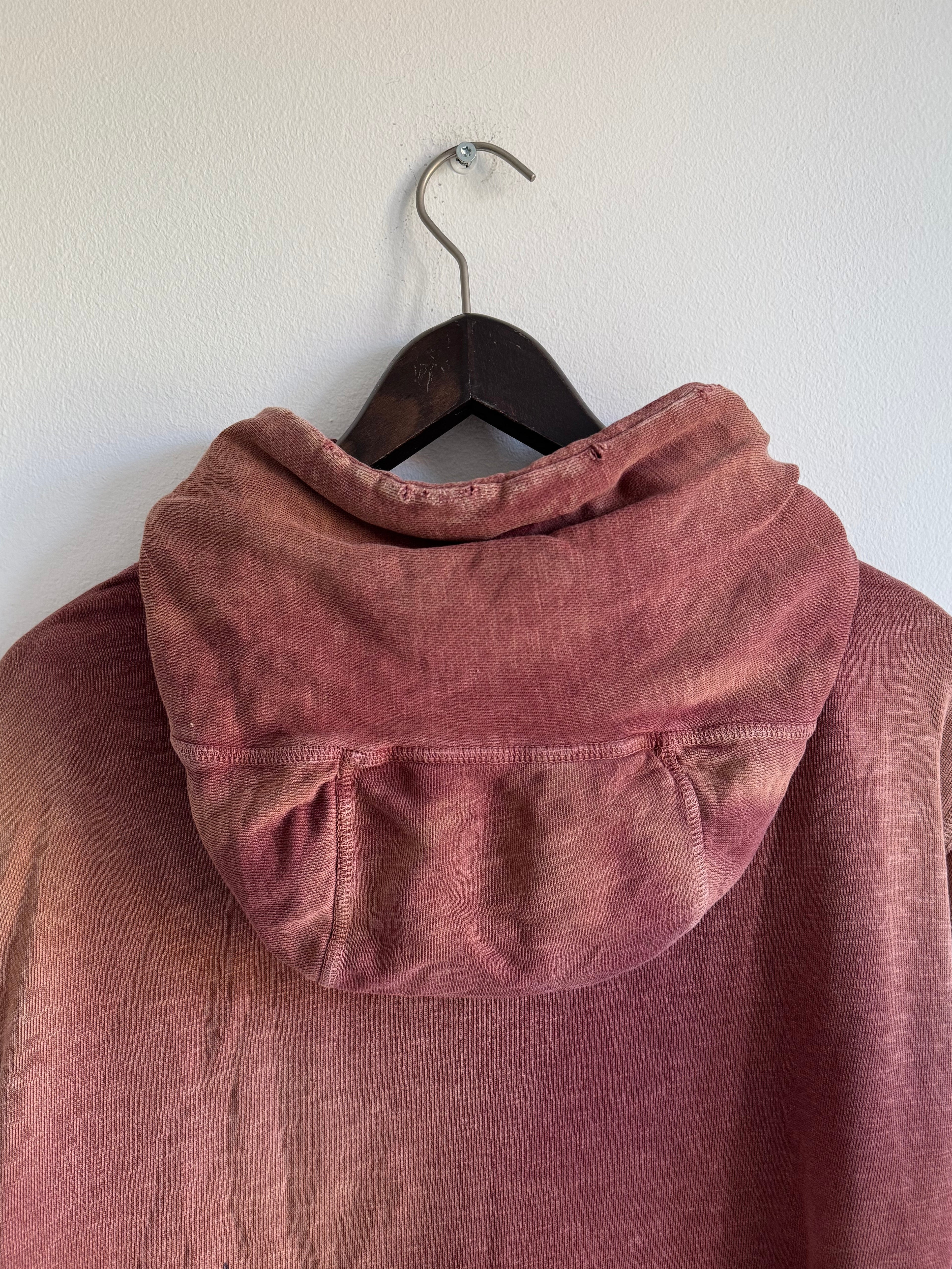 VINTAGE BUTTON COLLAR HOODIE