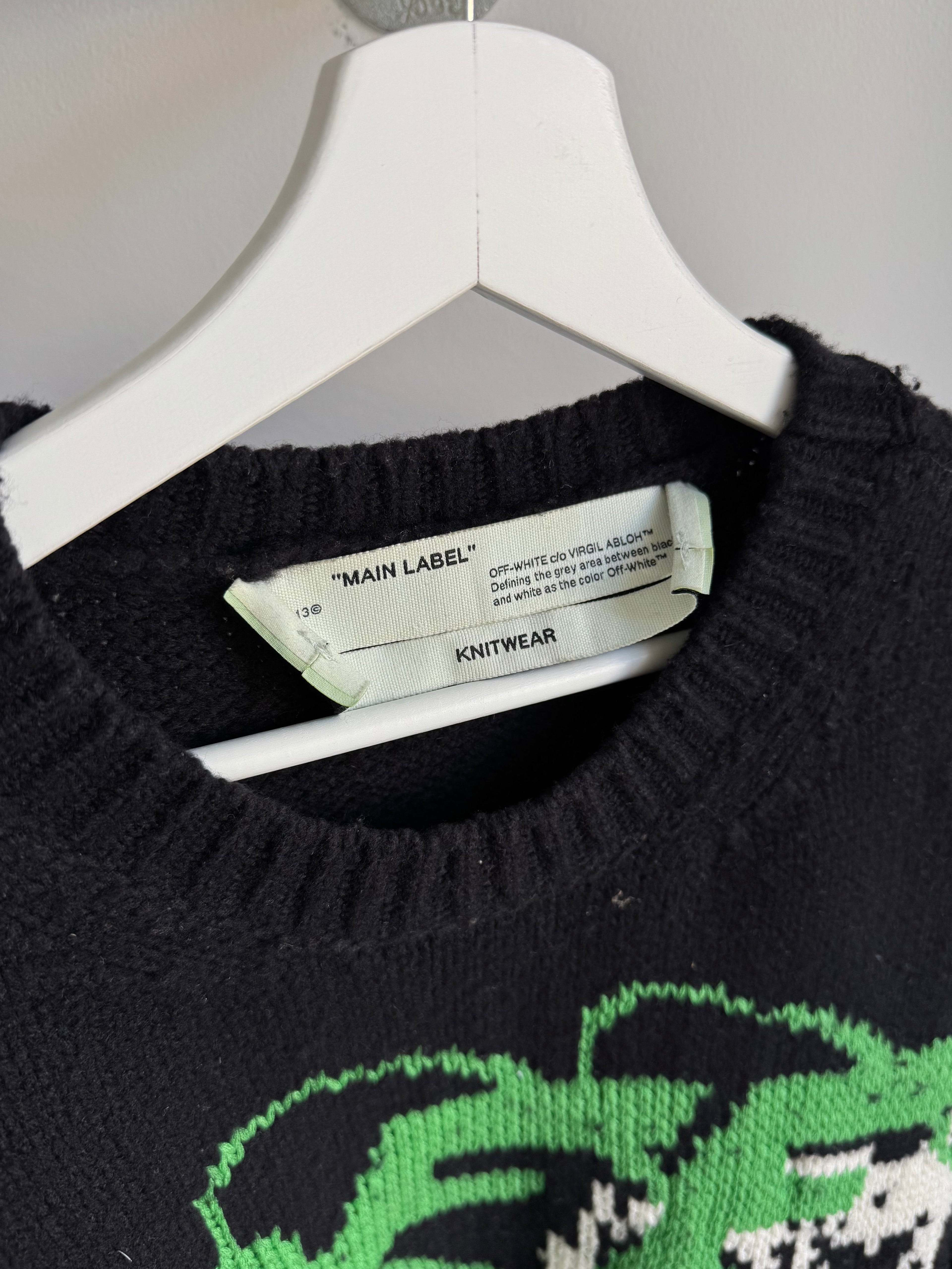 OFF WHITE FW19 "FACTORY" SWEATER
