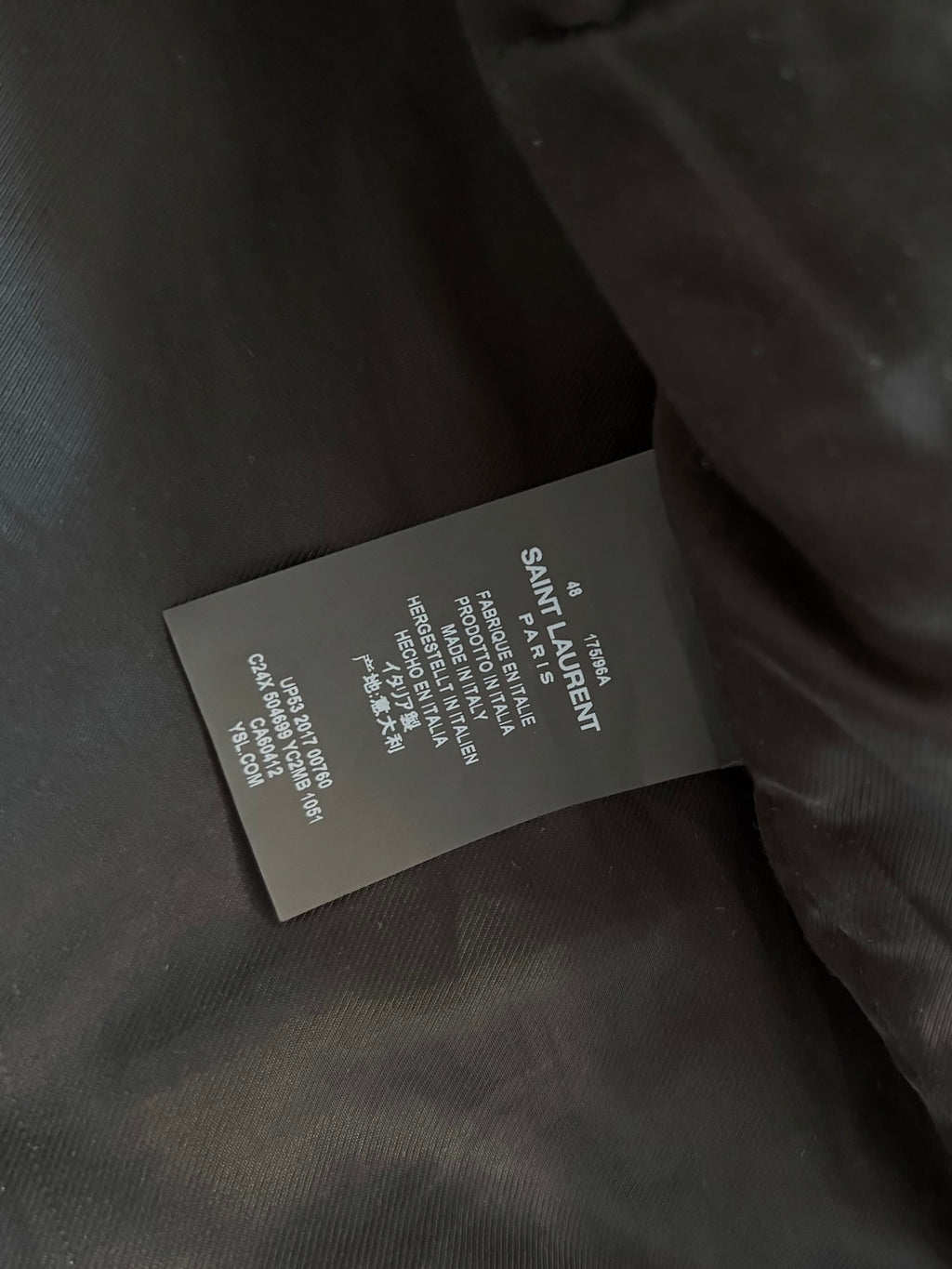 SAINT LAURENT IKARUS TEDDY JACKET