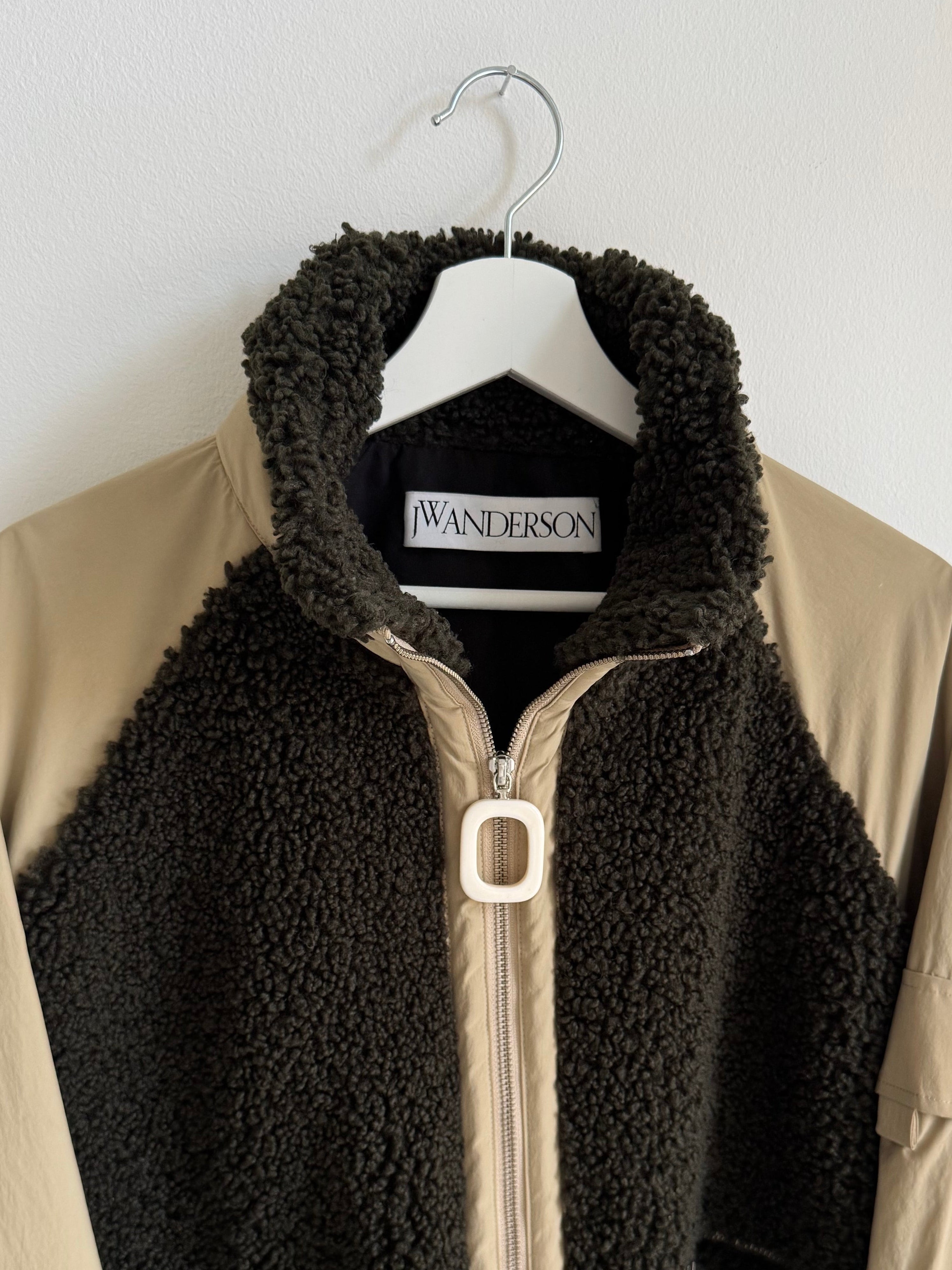 JW ANDERSON "COLOUR-BLOCK" FLEECE JACKET