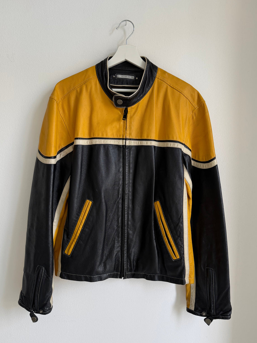 VINTAGE RACING LEATHER JACKET