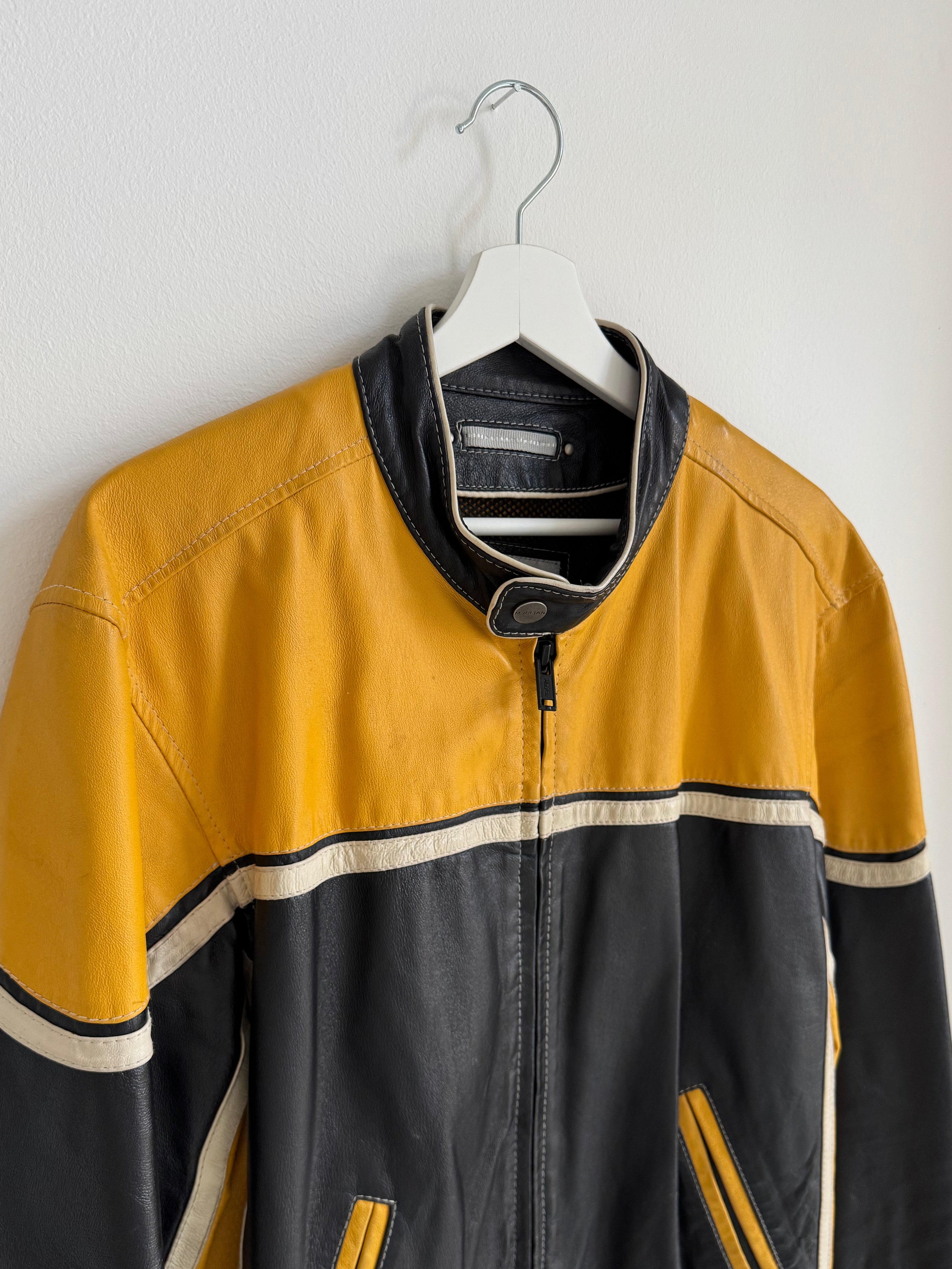 VINTAGE RACING LEATHER JACKET