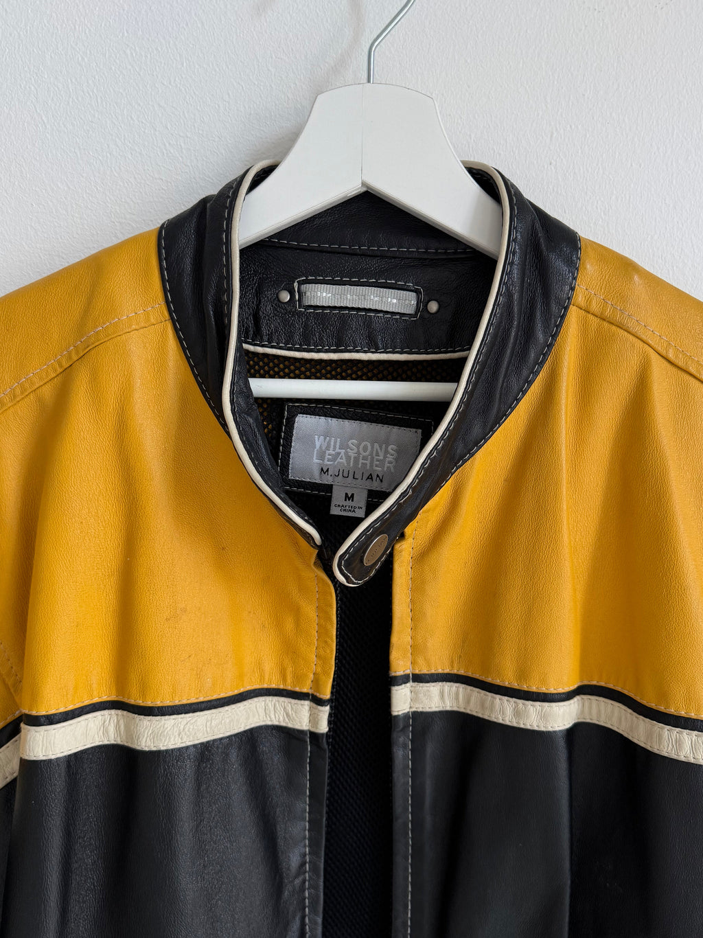 VINTAGE RACING LEATHER JACKET